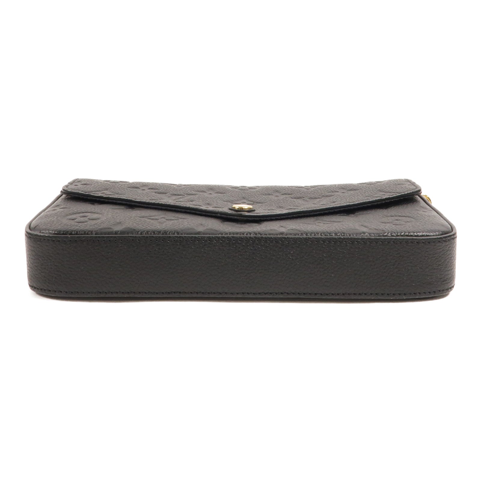 LOUIS VUITTON Monogram Empreinte Felicie Pochette 金扣鏈帶肩背袋