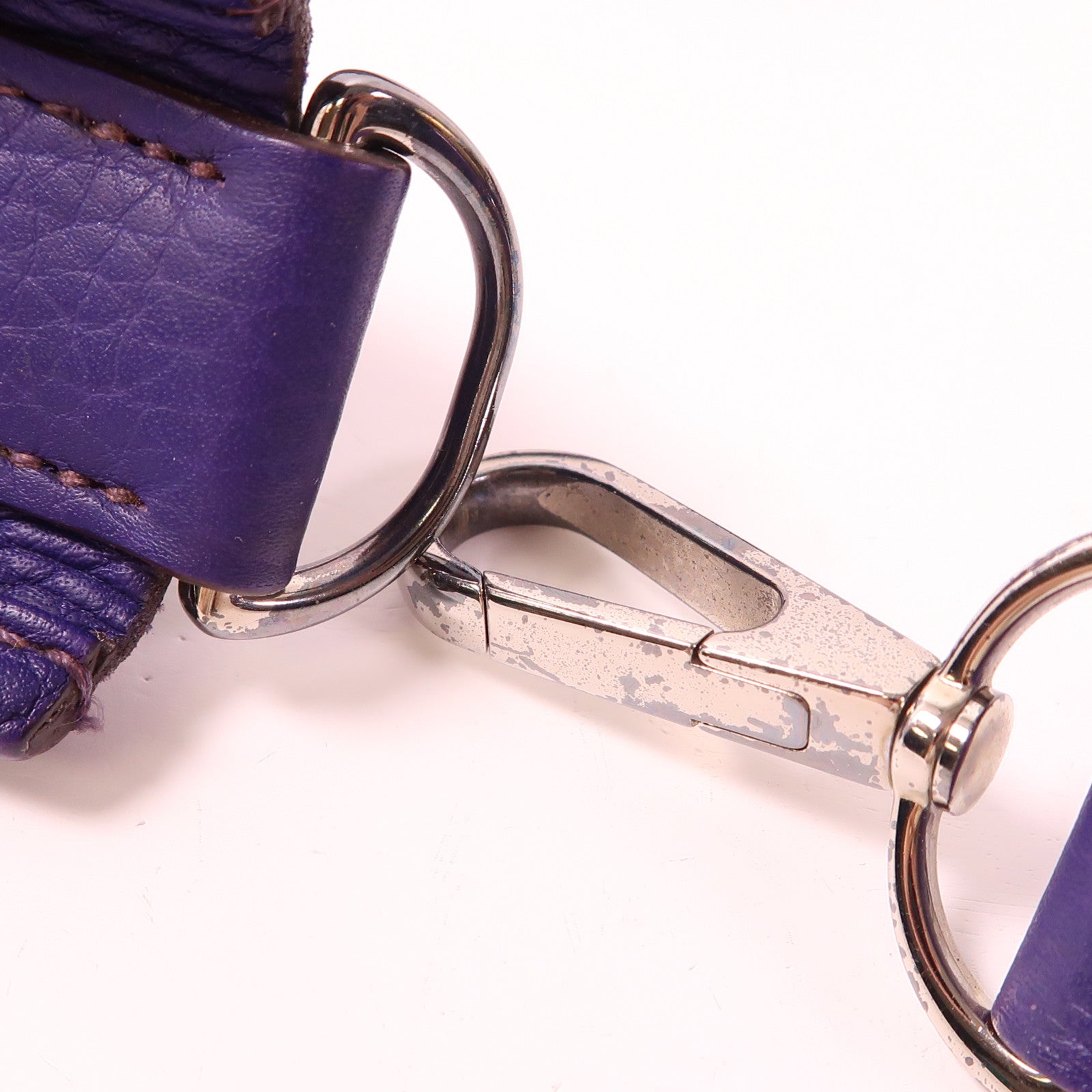 HERMES Clemence皮革Evelyne PM銀扣肩背袋Iris