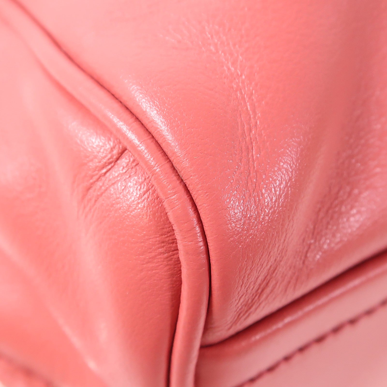 PRADA 牛皮皮革2 Way Shoulder銀扣手挽肩背兩用袋