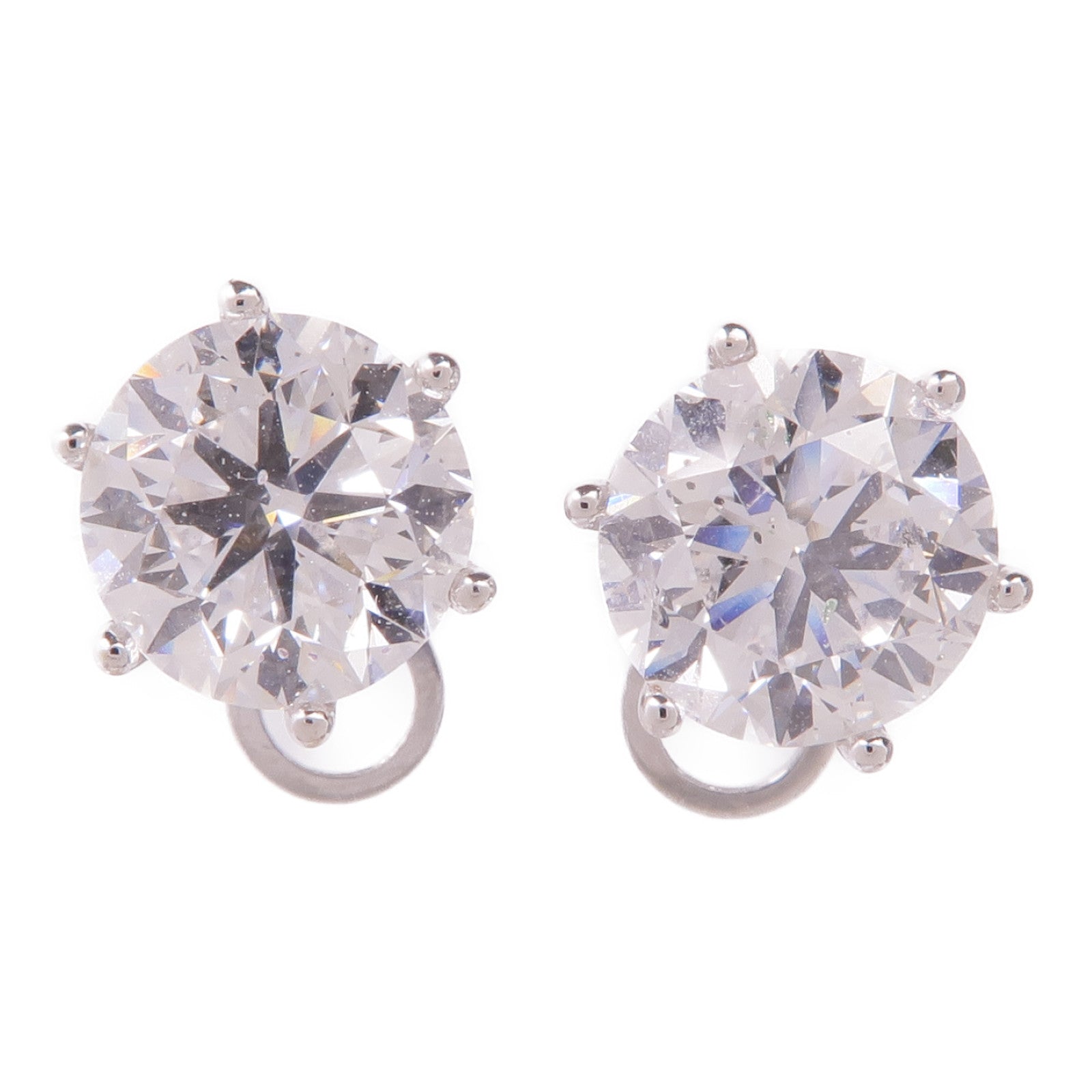 JEWELRY 18K白金Diamond Earrings鑽石耳環