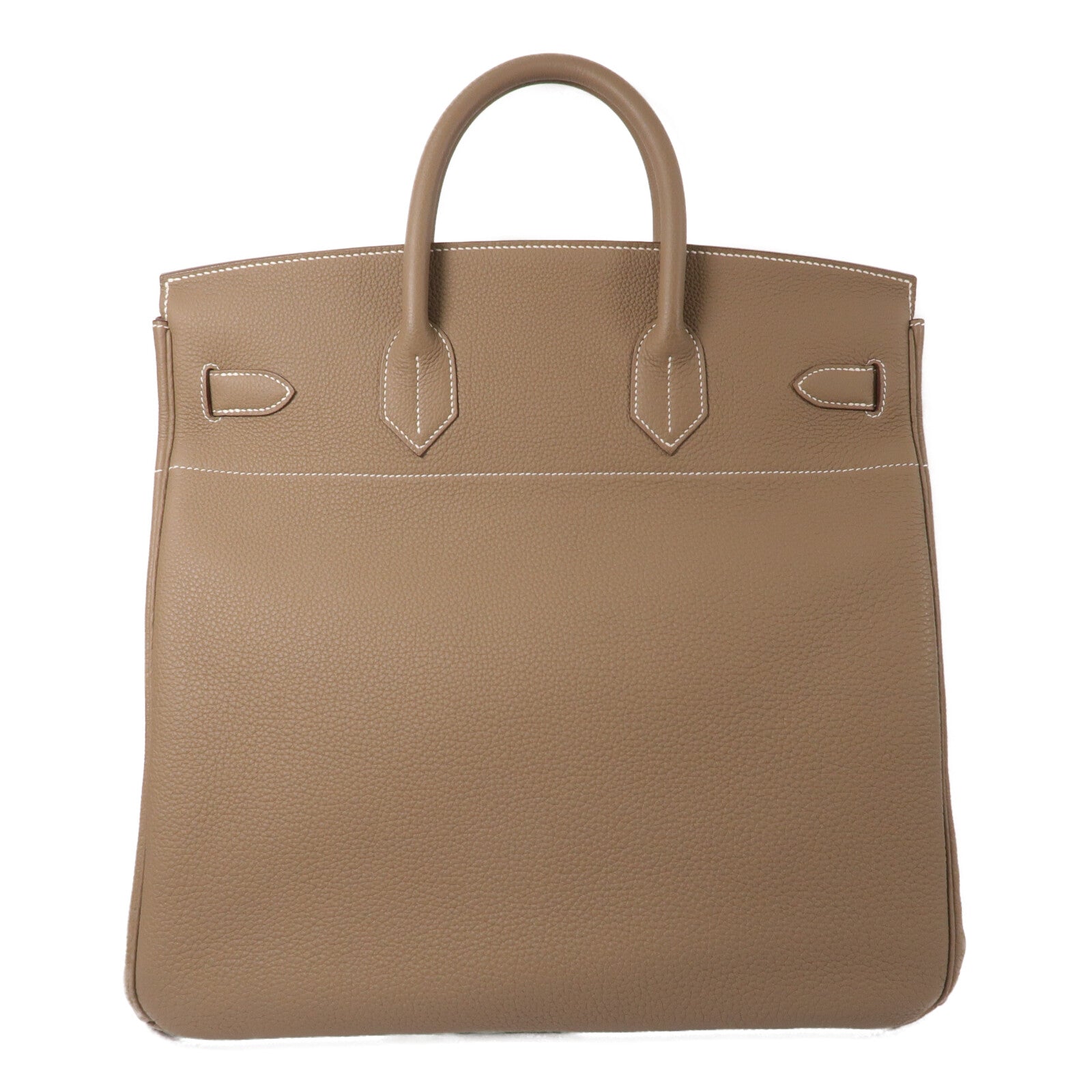 HERMES Togo皮革Haut A Courroies 40手挽袋Etoupe