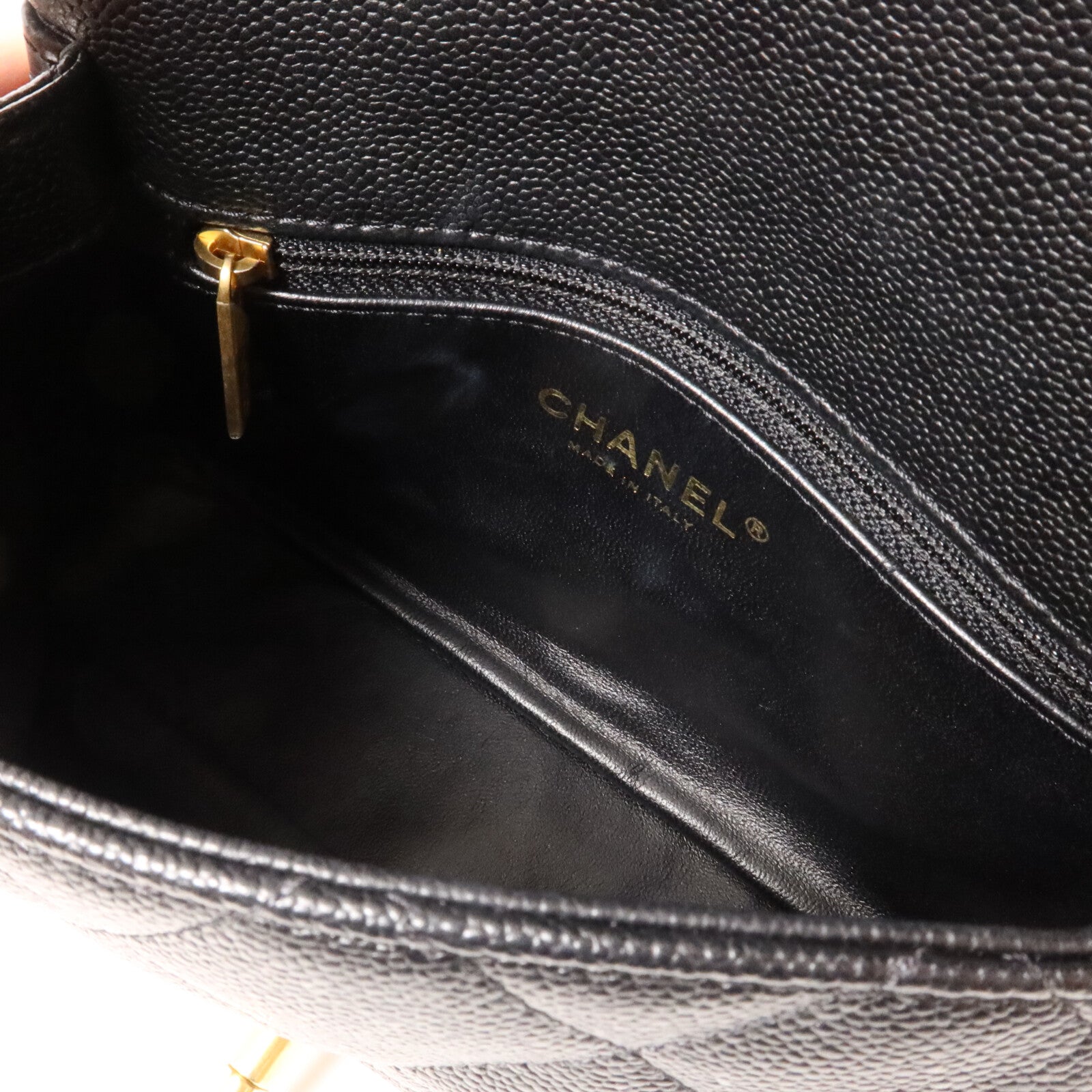 CHANEL 牛皮皮革Chain Shoulder鏈帶肩背袋