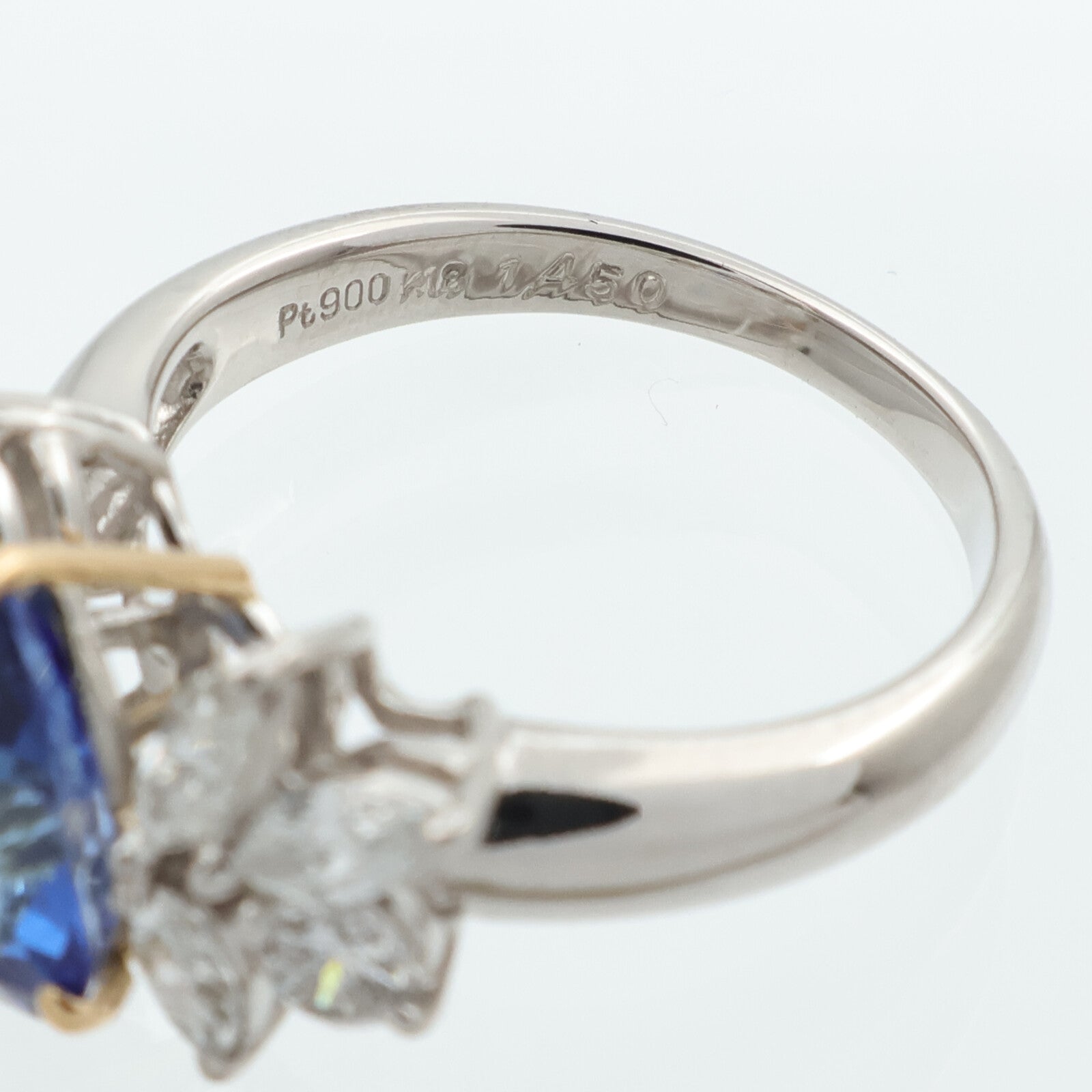 JEWELRY 18K白金/PT900鉑金/藍寶石Sapphire鑽石項鍊