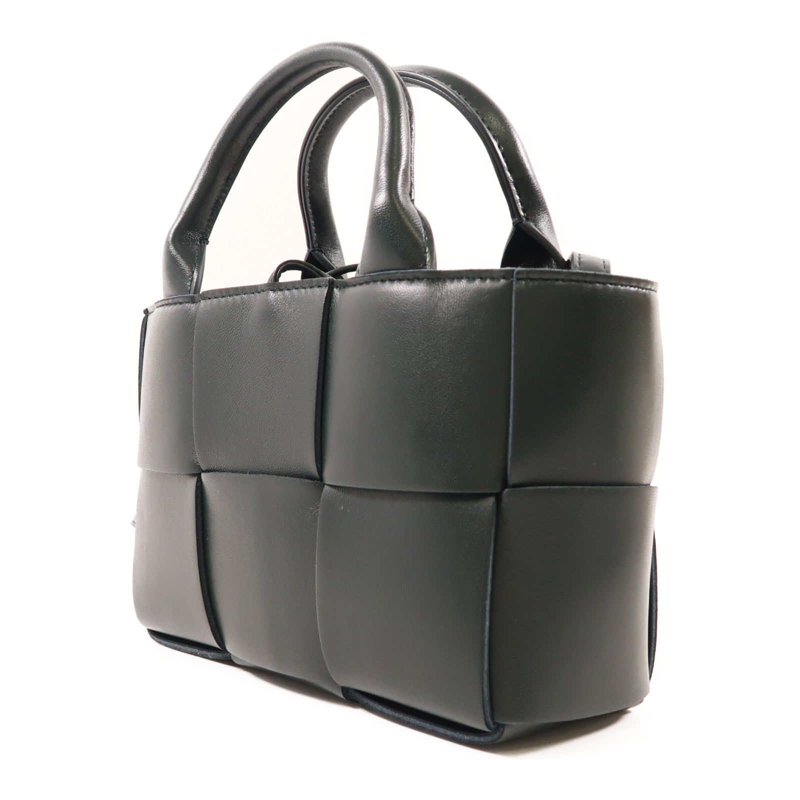 BOTTEGA VENETA GHW Arco Tote 2 Way Shoulder Bag 729029 VCQC2 Leather Green