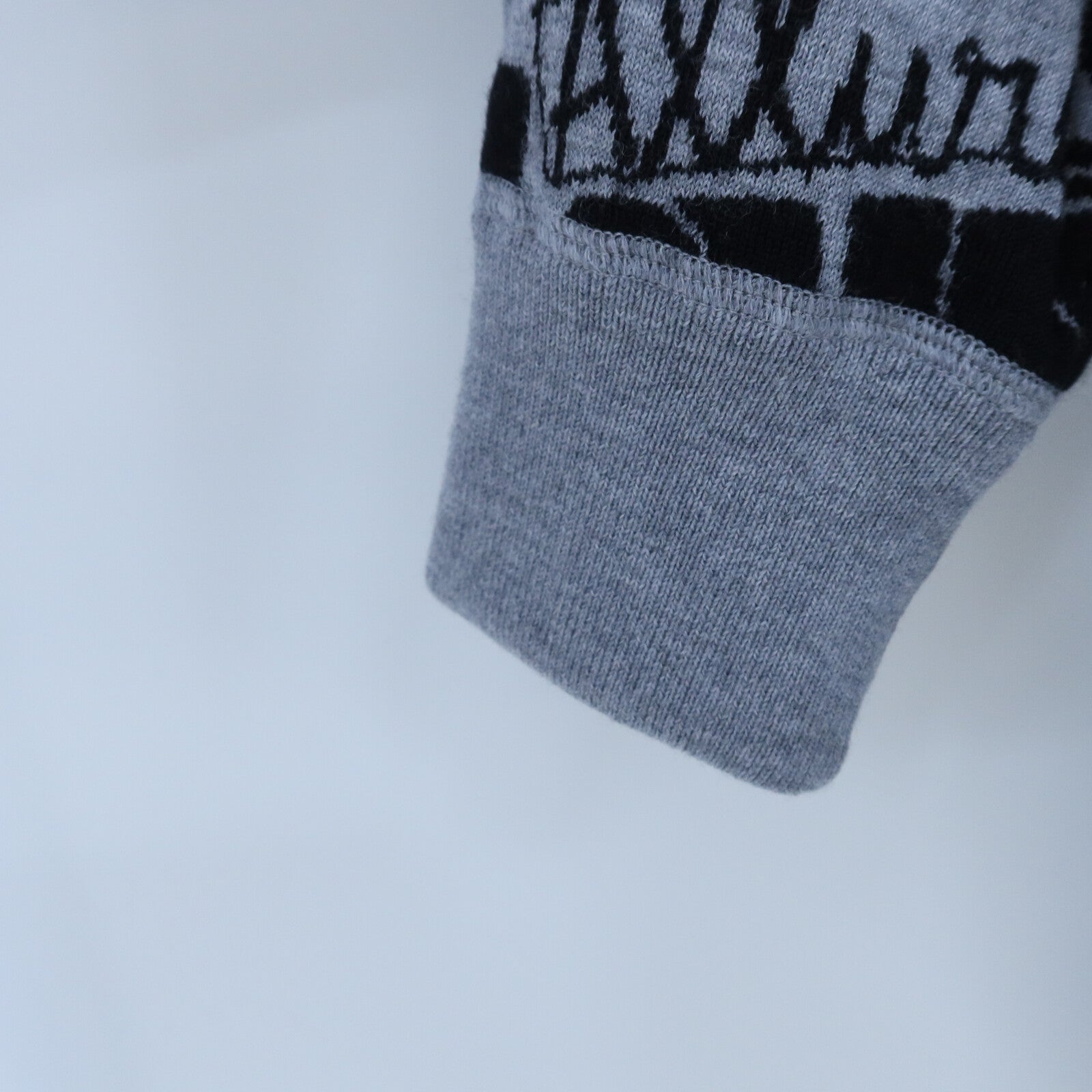 CHANEL Wool Graffiti Knit Sweater針織