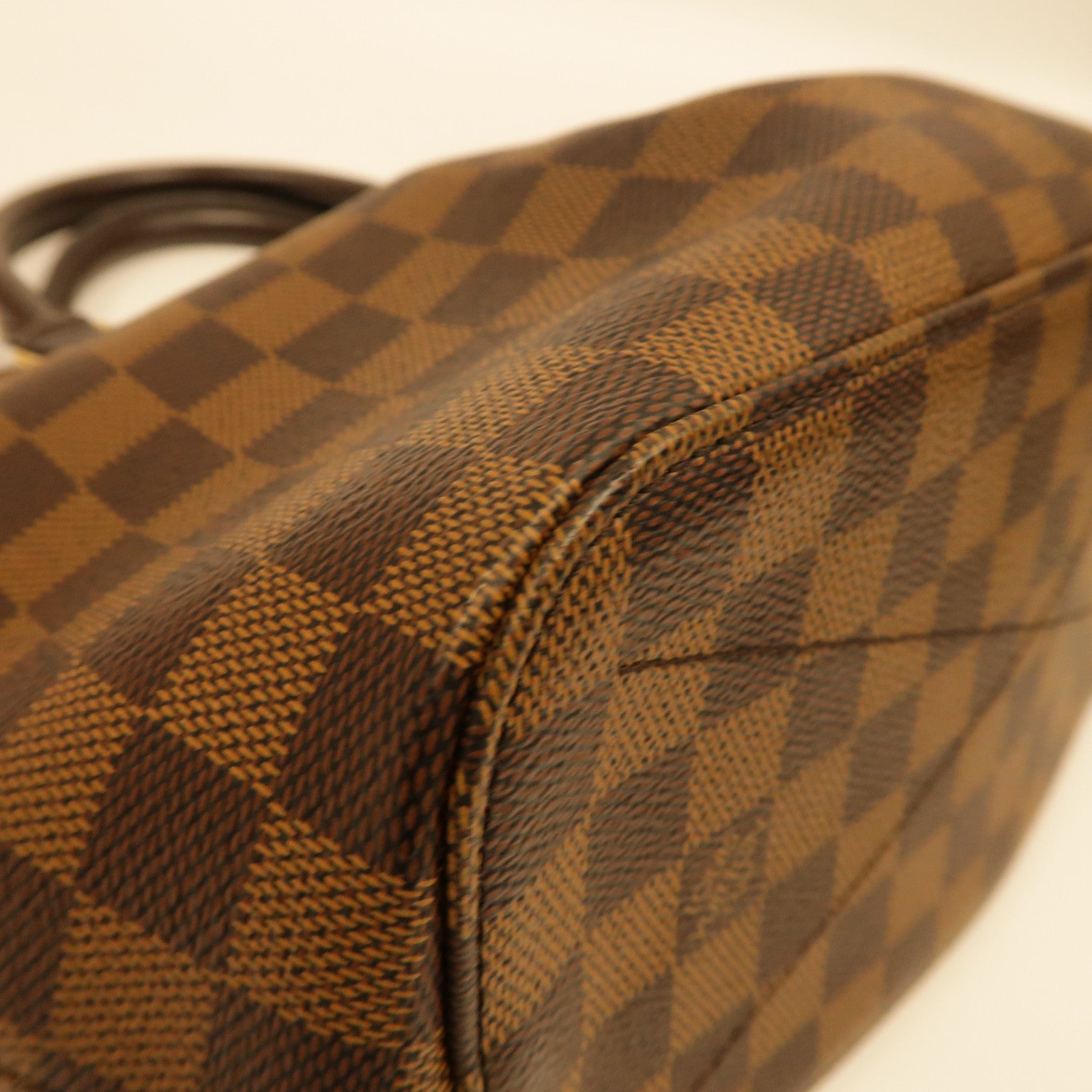 LOUIS VUITTON Damier Siena MM金扣手挽肩背兩用袋啡色