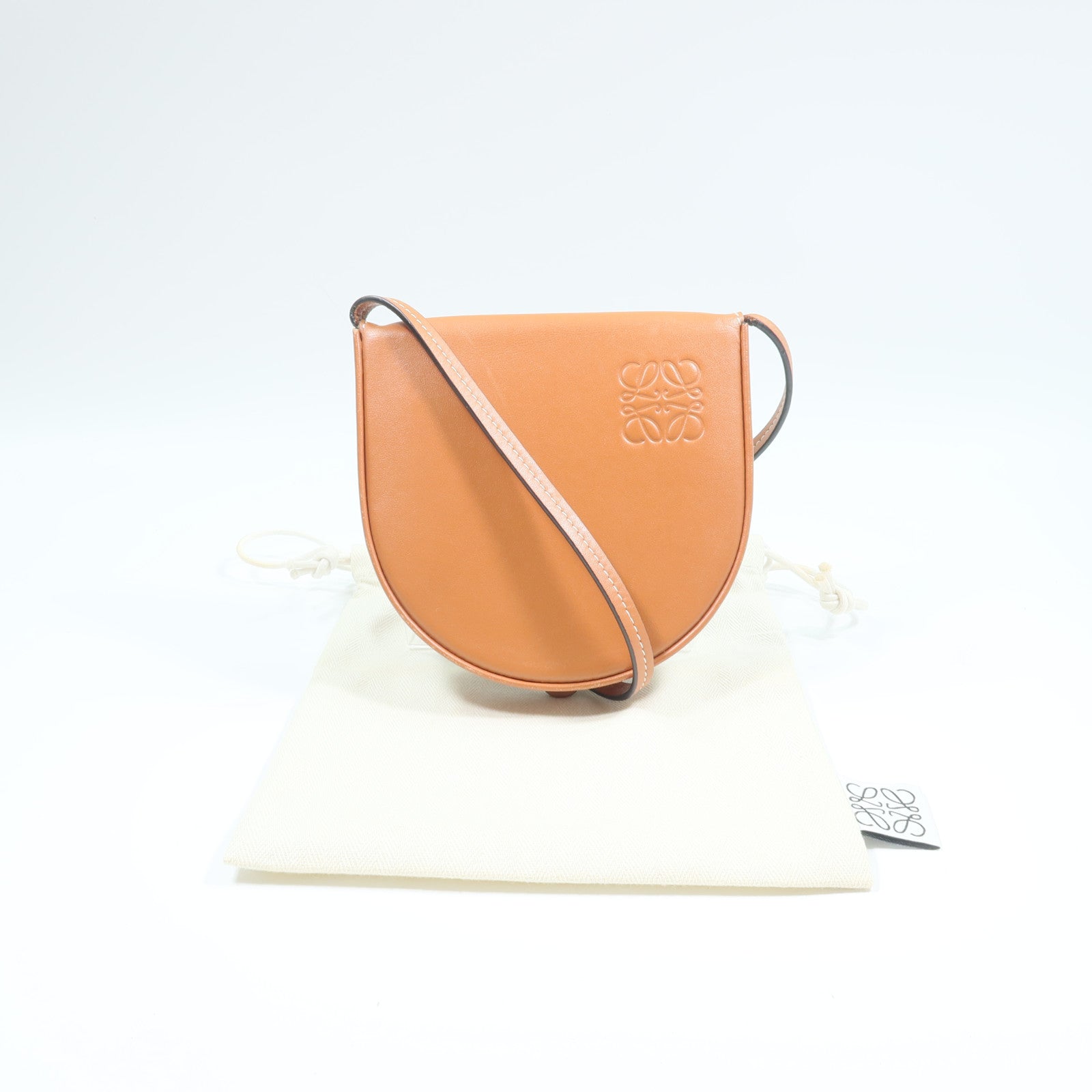 LOEWE 牛皮皮革Heel Pouch Mini肩背袋