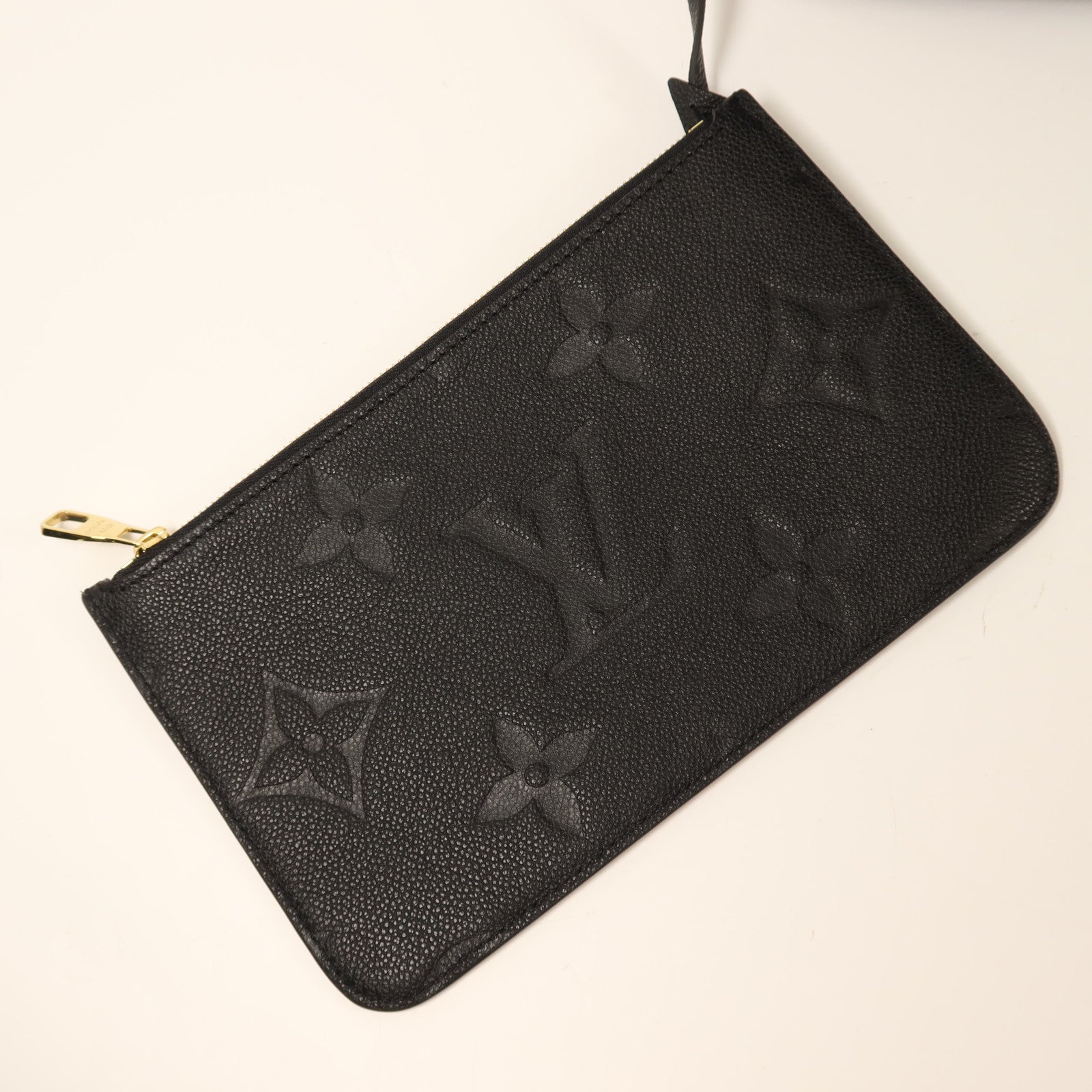 LOUIS VUITTON Monogram Empreinte Neverfull MM金扣手挽袋