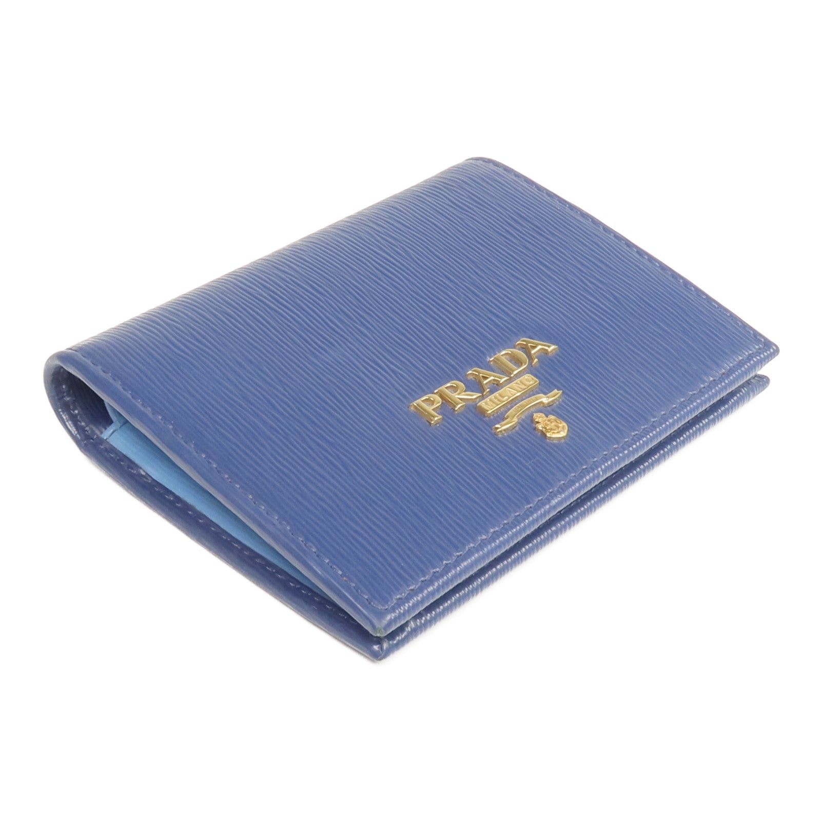 PRADA 牛皮皮革Wallet金扣長錢包
