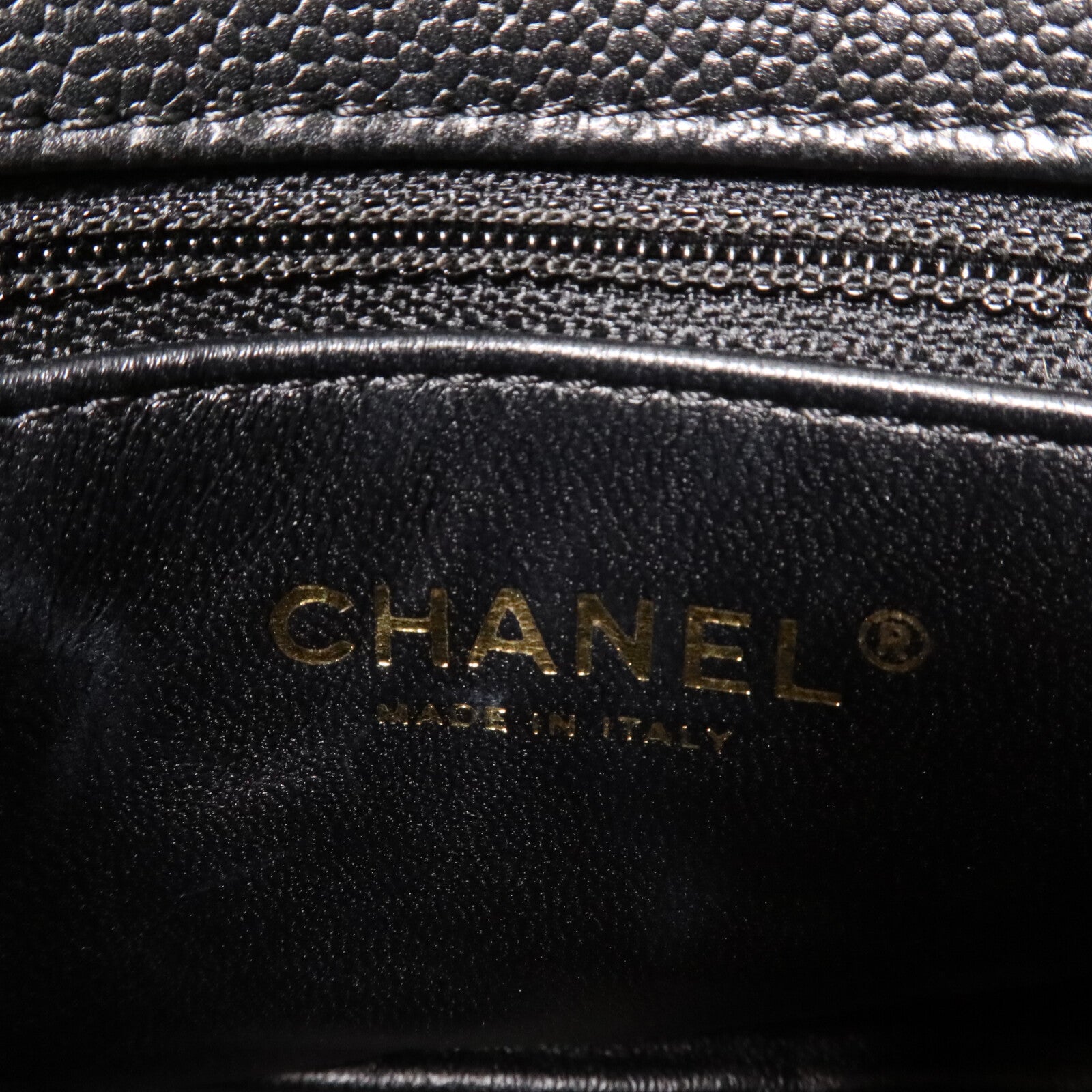 CHANEL 牛皮皮革Chain Shoulder鏈帶肩背袋