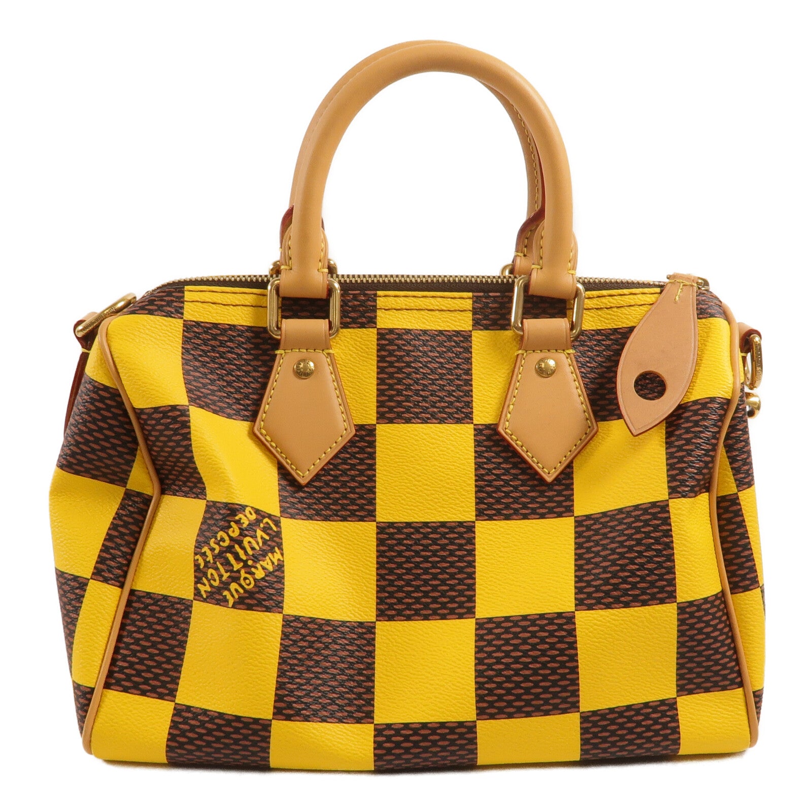 LOUIS VUITTON Damier Pop Speedy Bandouliere 25 Damier Pop手挽肩背兩用袋