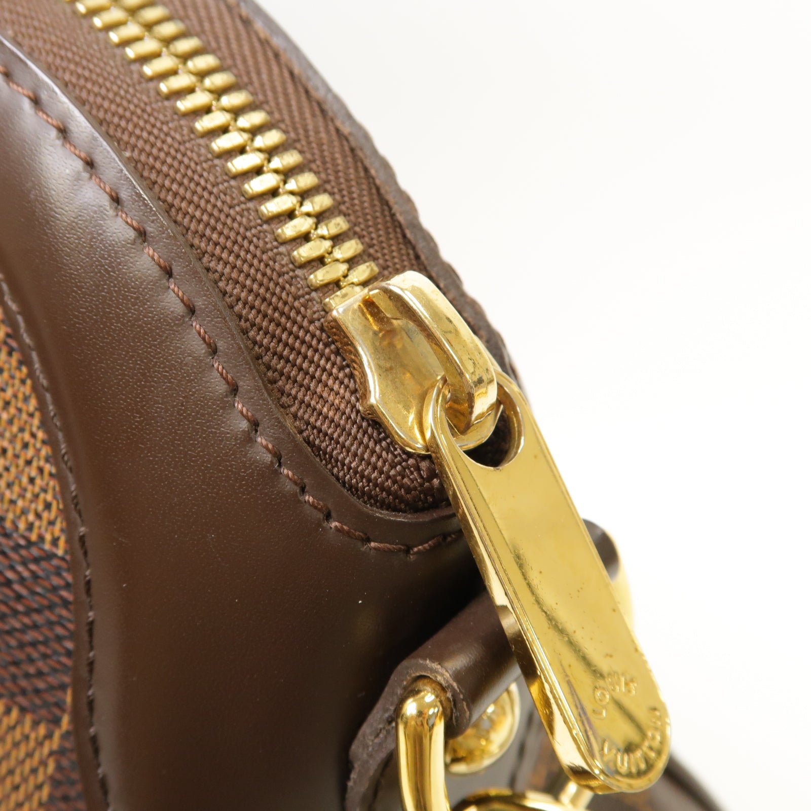 LOUIS VUITTON 【激減優惠】Damier Trevi PM金扣手挽肩背兩用袋棕色