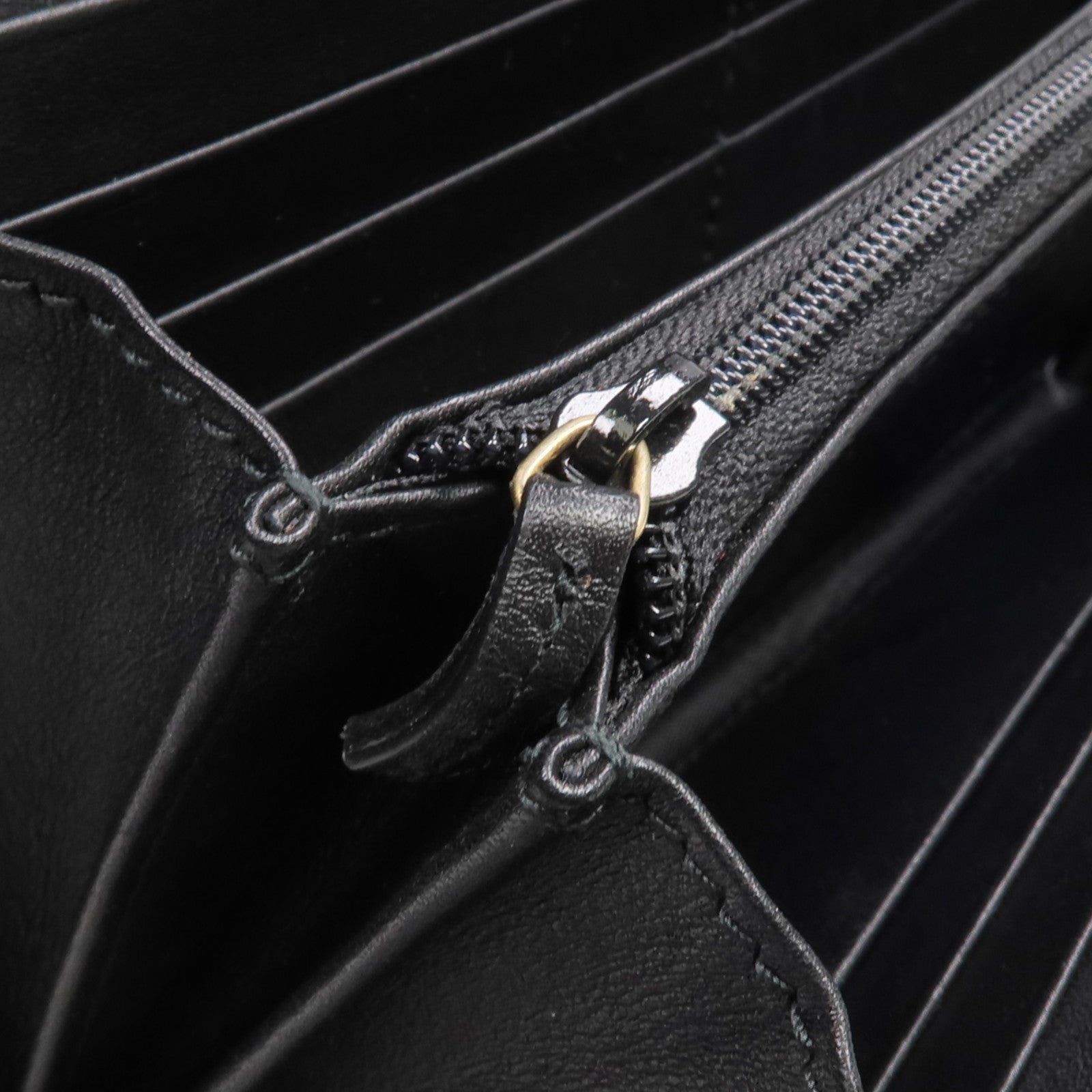 GUCCI 牛皮皮革GG Marmont Long Wallet金扣長錢包