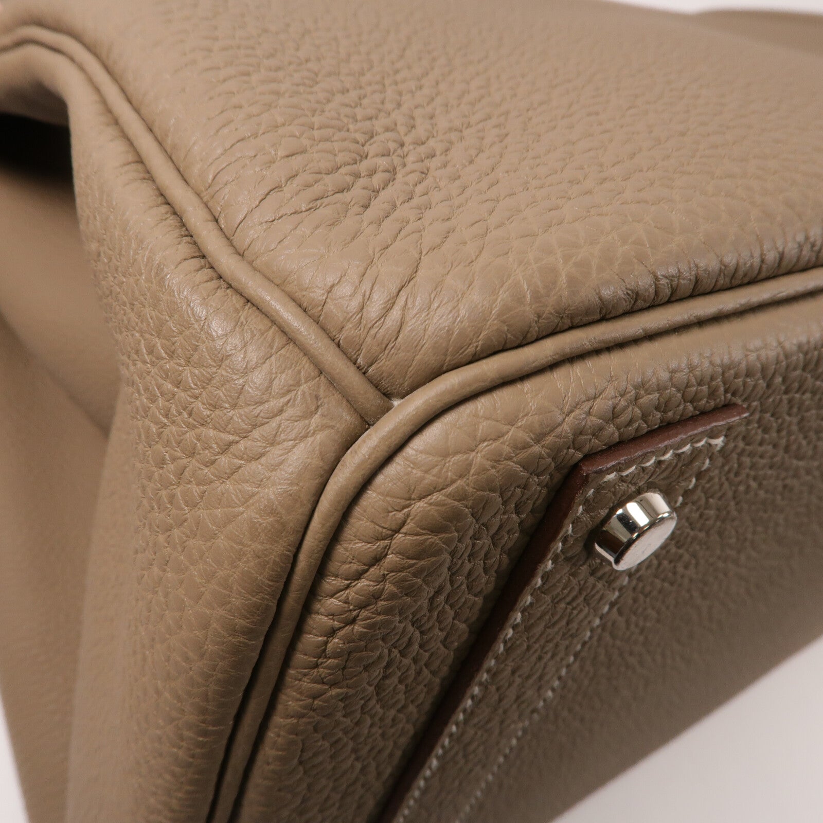 HERMES Togo皮革Haut A Courroies 40手挽袋Etoupe