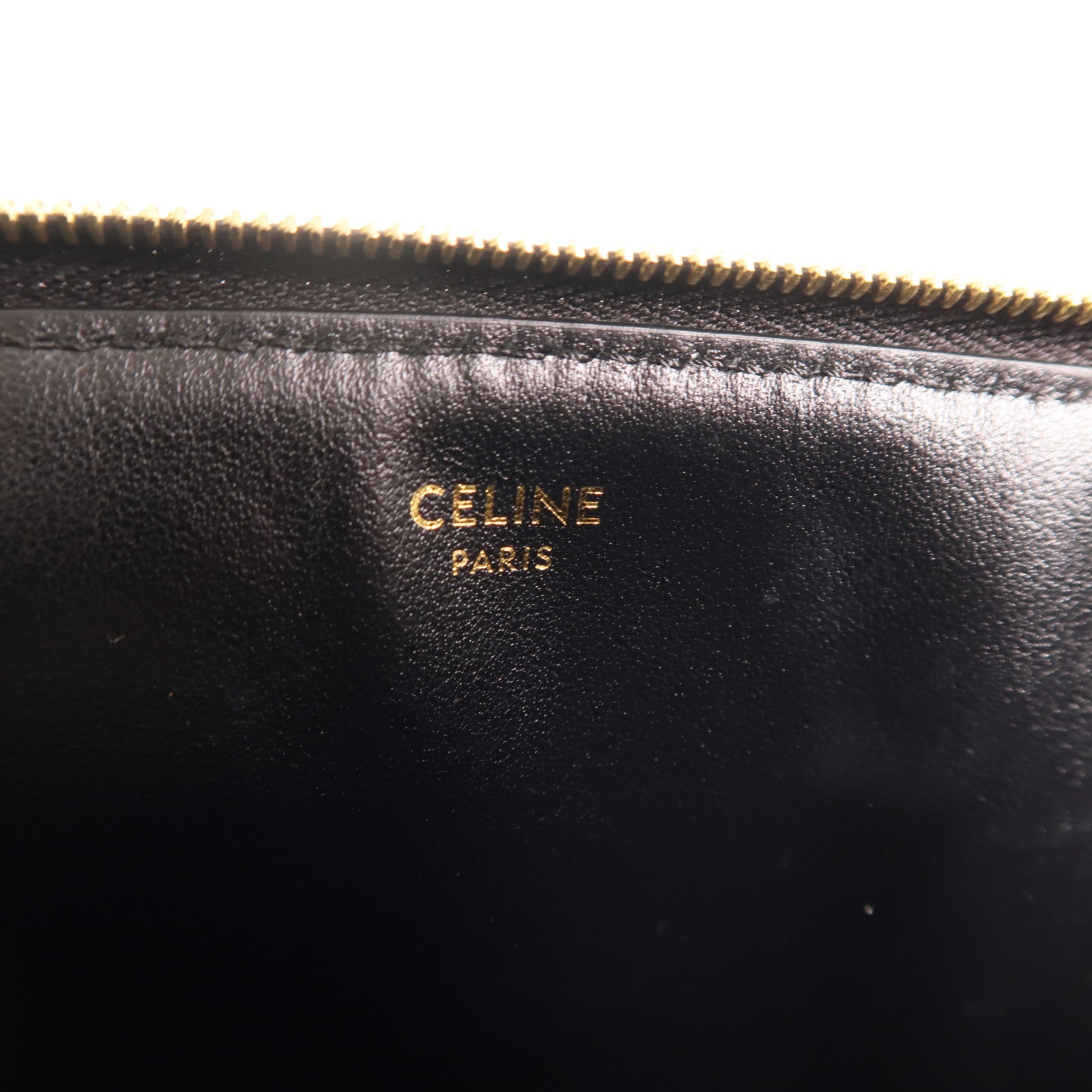 CELINE 牛皮皮革C charm Clutch Bag金扣手提包