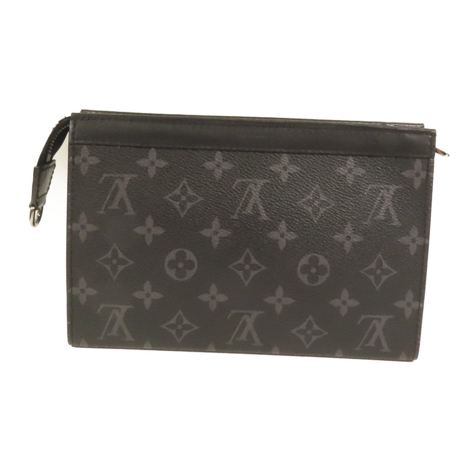 LOUIS VUITTON Monogram Eclipse Gaston銀扣肩背袋