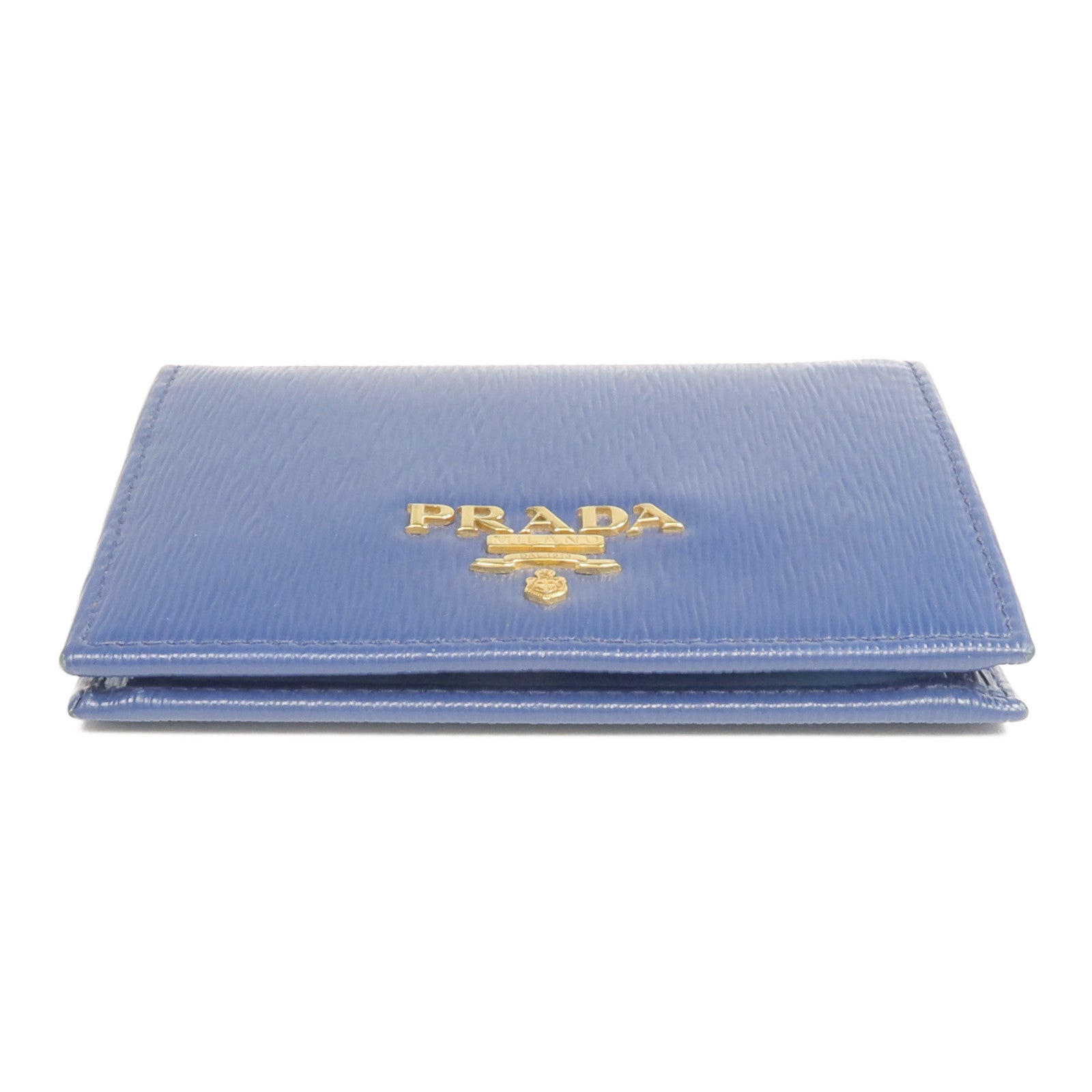 PRADA 牛皮皮革Wallet金扣長錢包