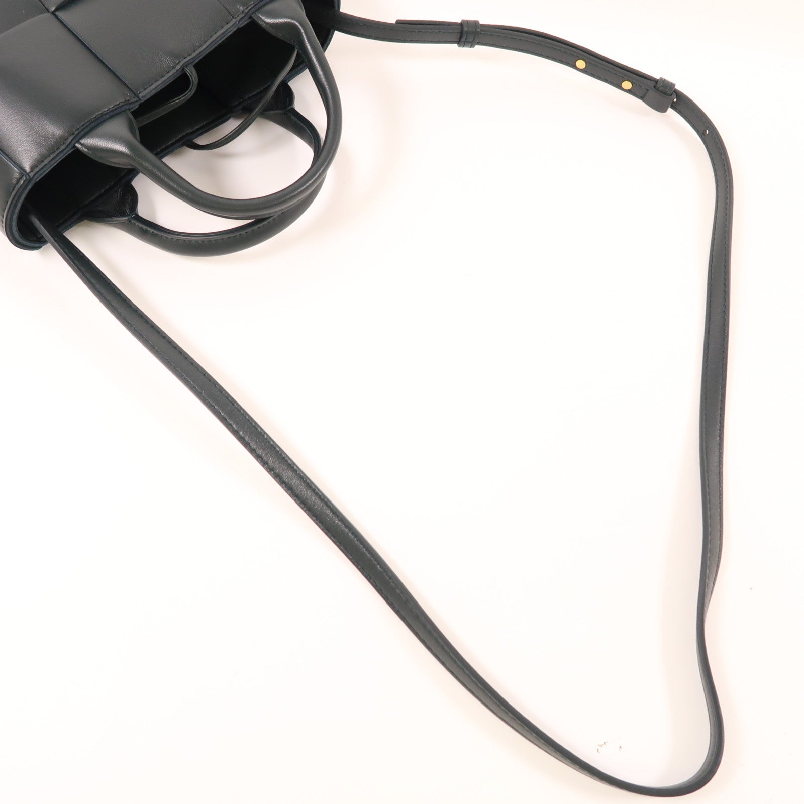 BOTTEGA VENETA 皮革Arco Tote金扣手挽肩背兩用袋