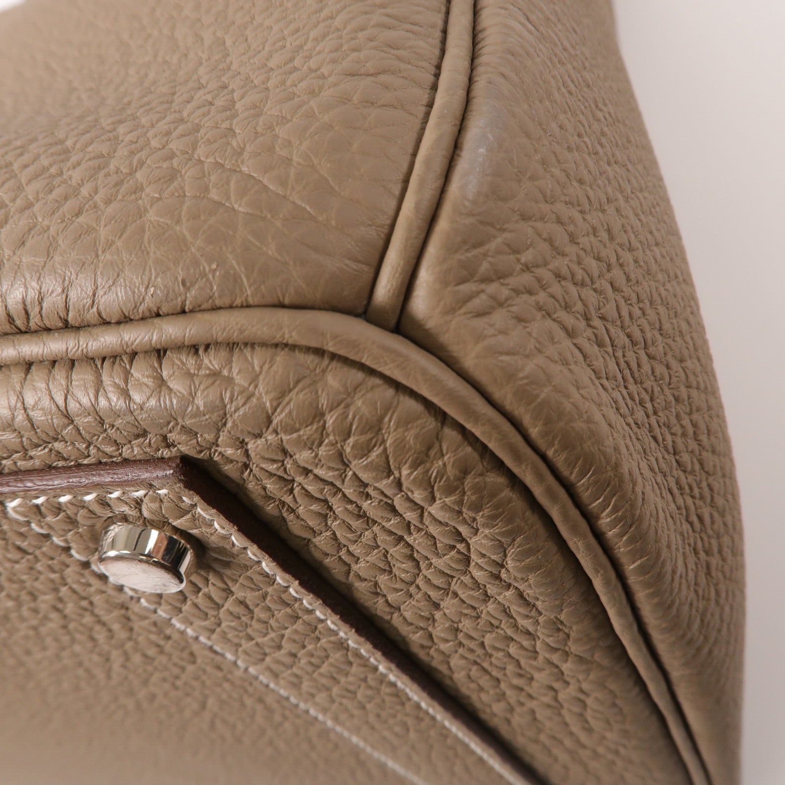 HERMES Togo皮革Haut A Courroies 40手挽袋Etoupe