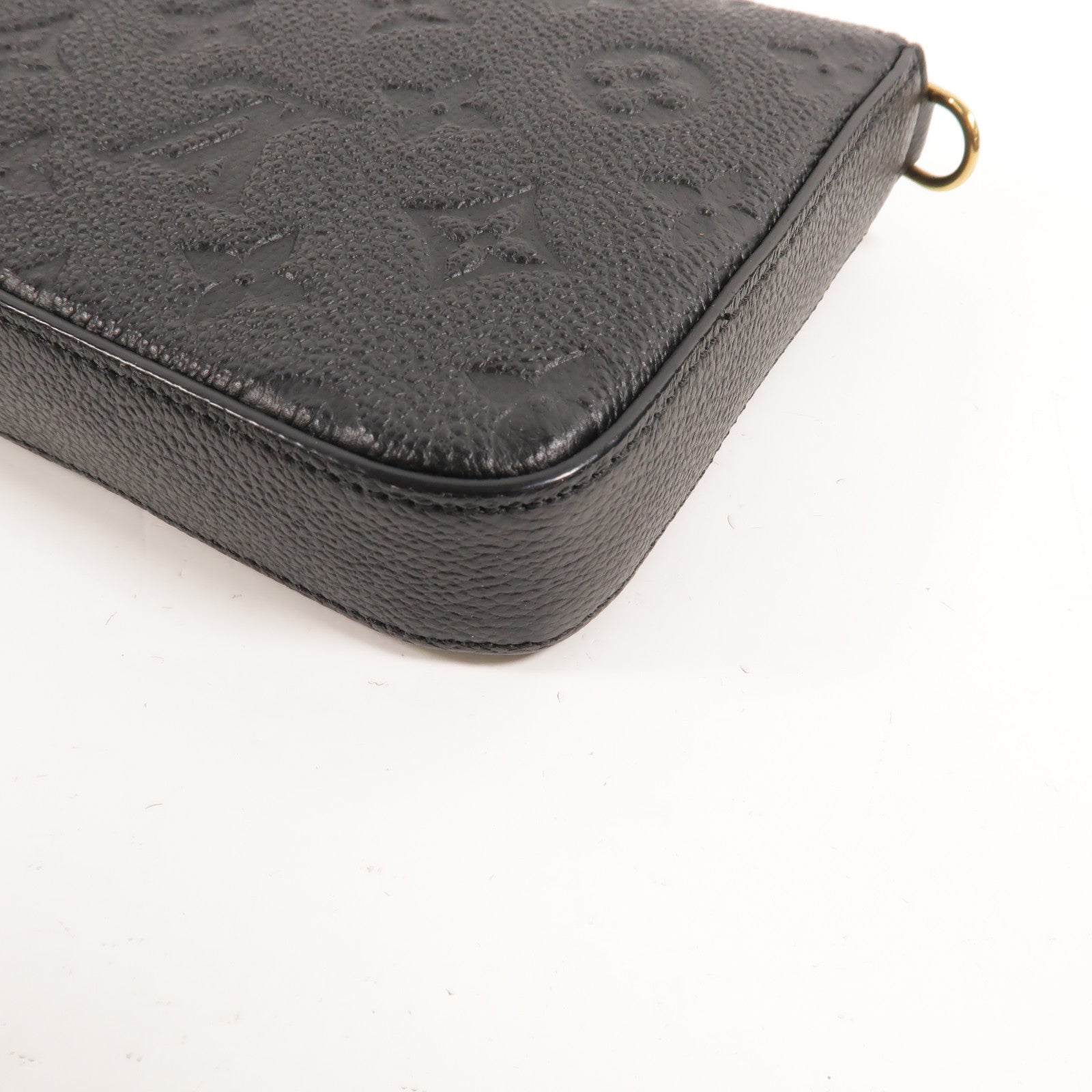 LOUIS VUITTON Monogram Empreinte Felicie Pochette 金扣鏈帶肩背袋