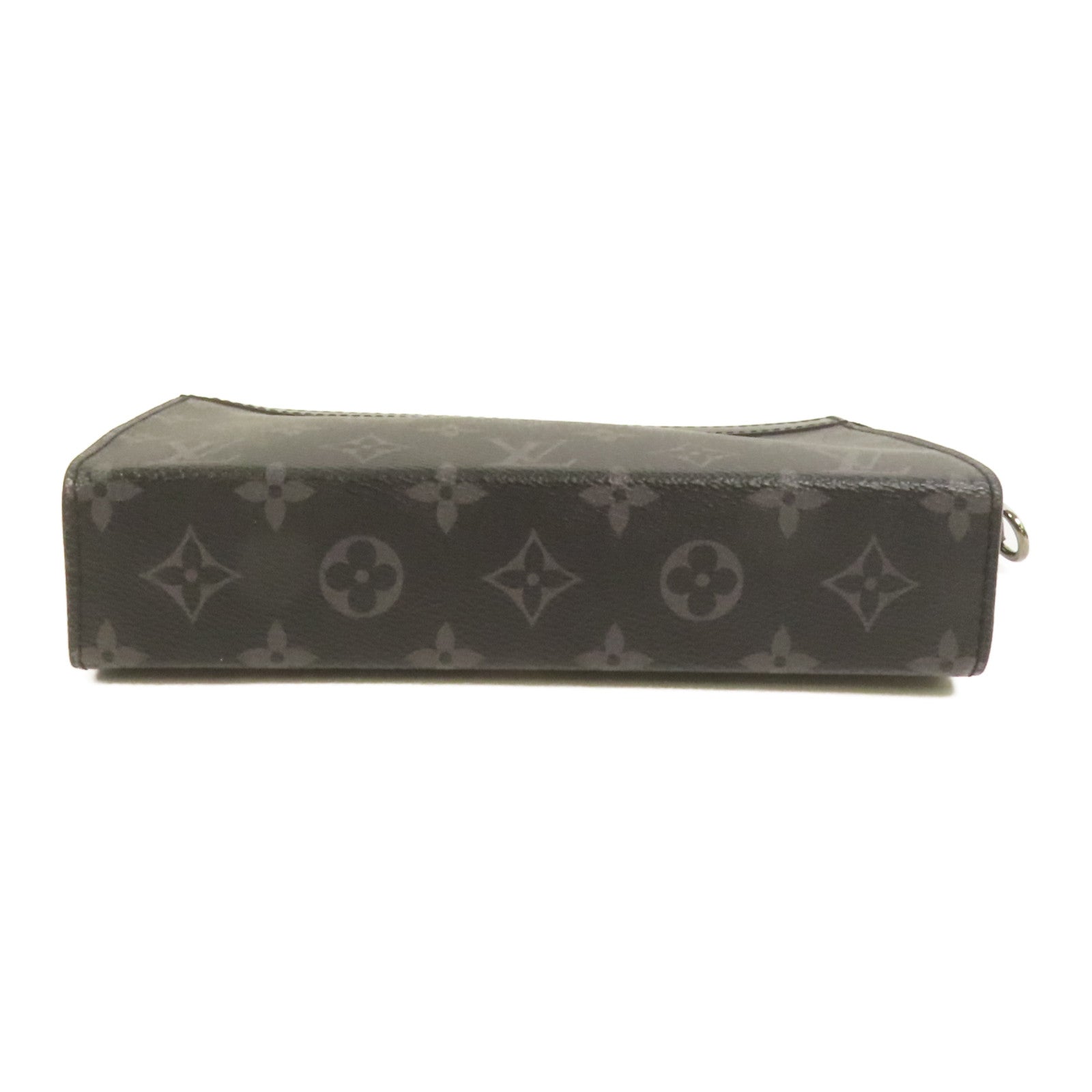LOUIS VUITTON Monogram Eclipse Gaston銀扣肩背袋