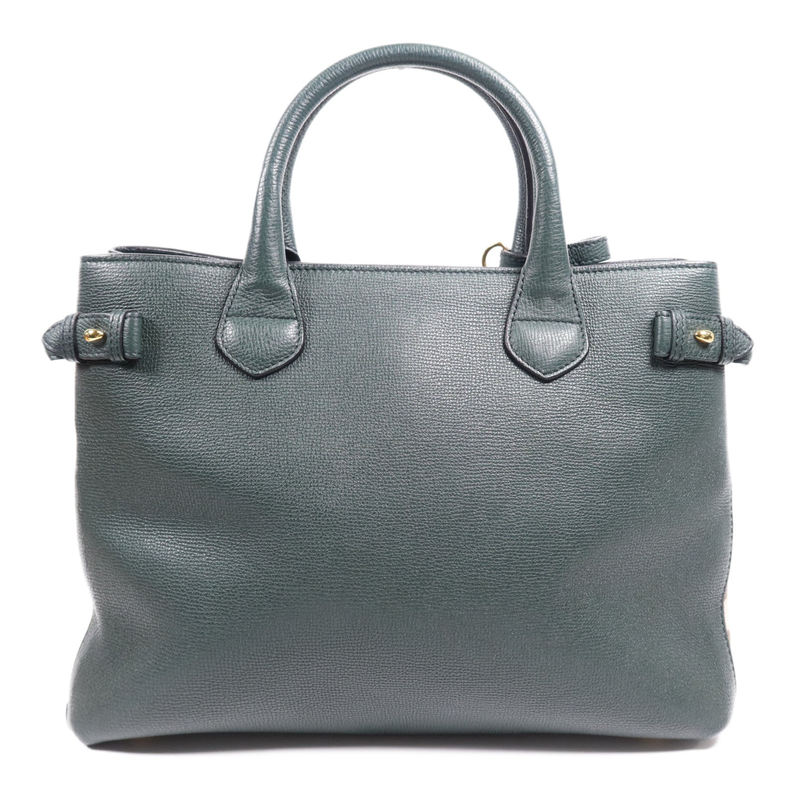 BURBERRY 牛皮皮革Shoulder Bag金扣手挽肩背兩用袋