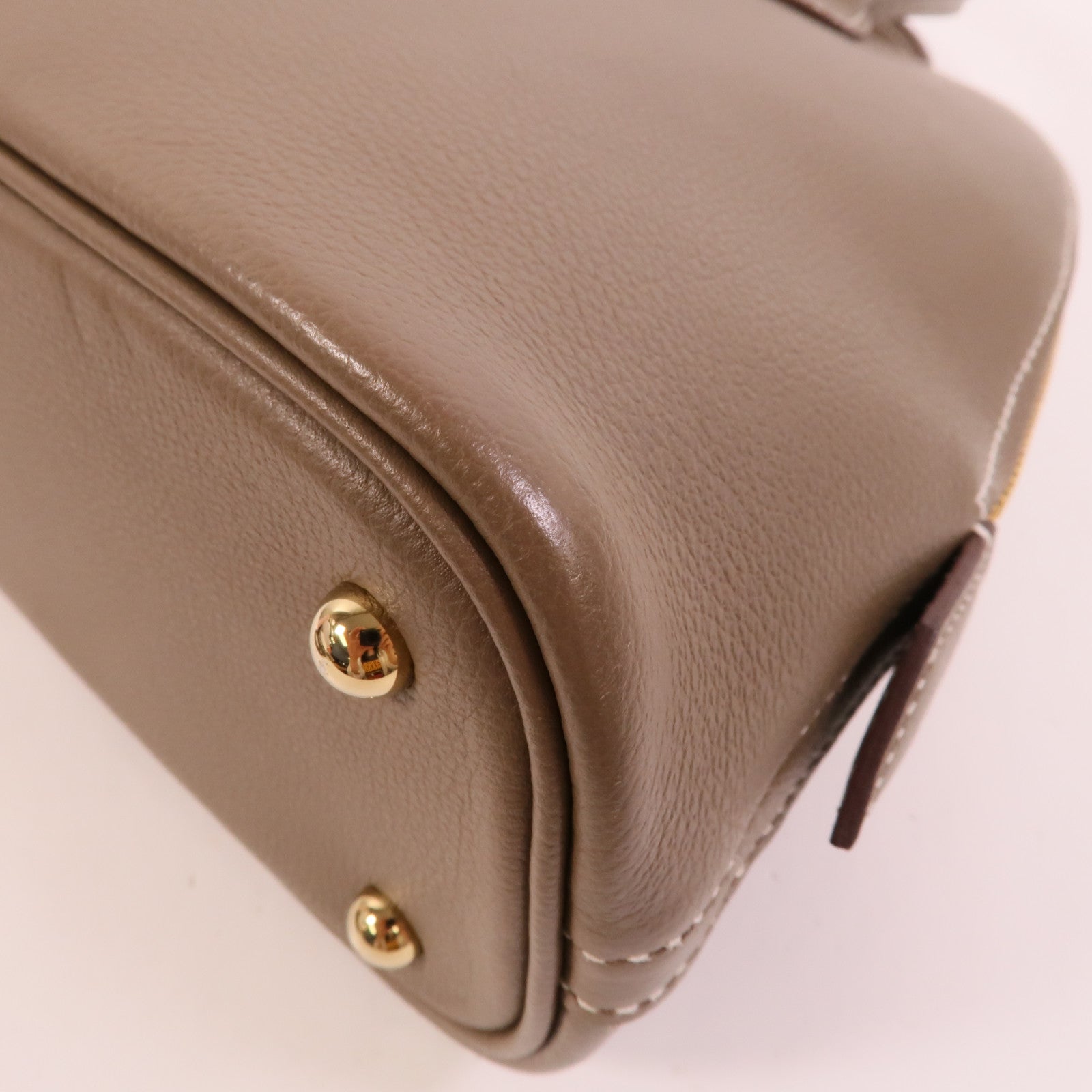 HERMES Evercolor皮革Bolide 25手挽肩背兩用袋Etoupe