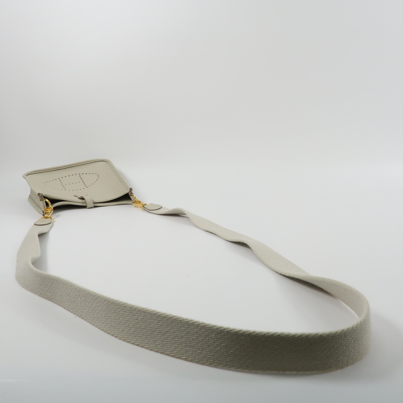 HERMES Clemence皮革Evelyne TPM肩背袋Beton