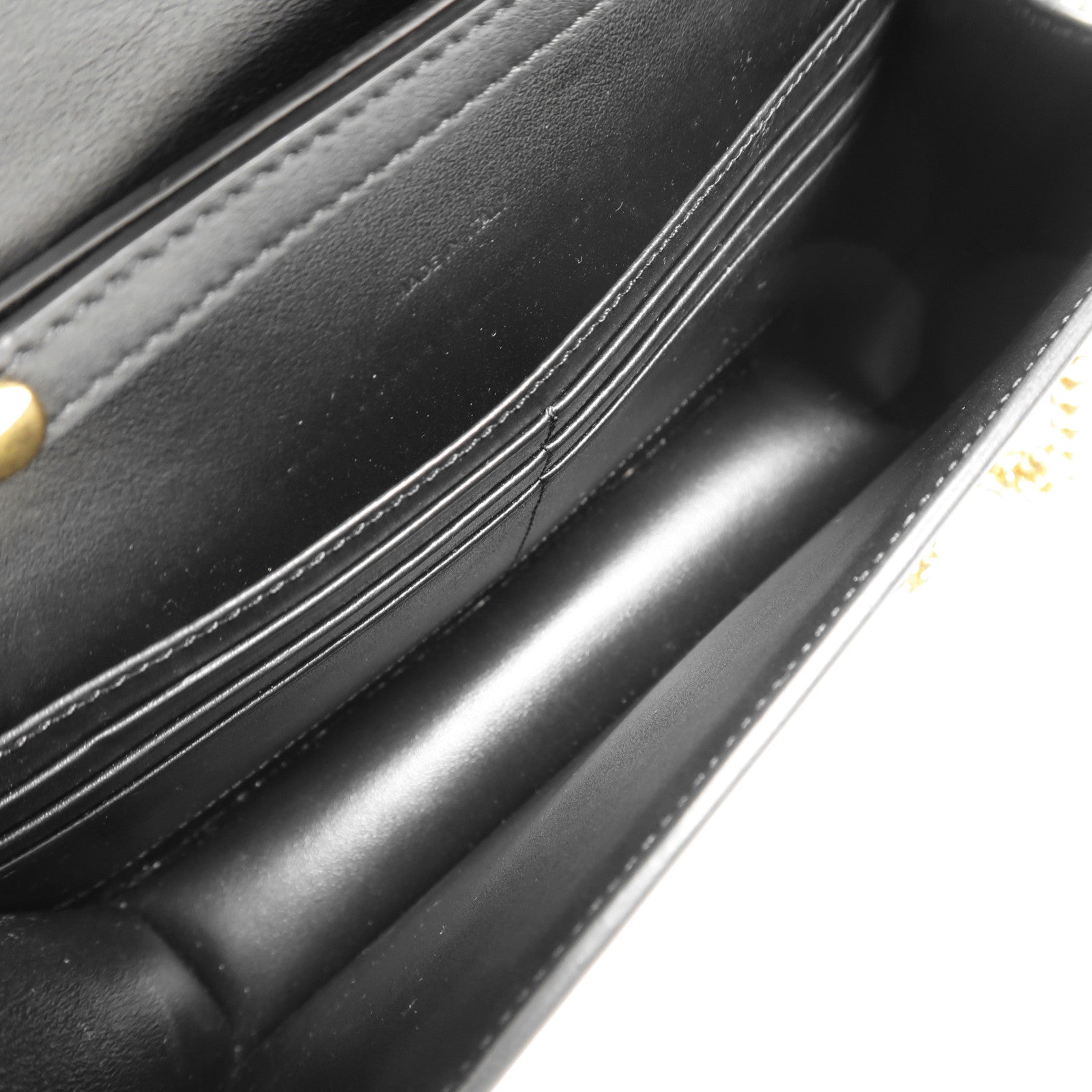 CELINE 牛皮皮革Margo Triomphe Chain金扣鏈帶肩背袋