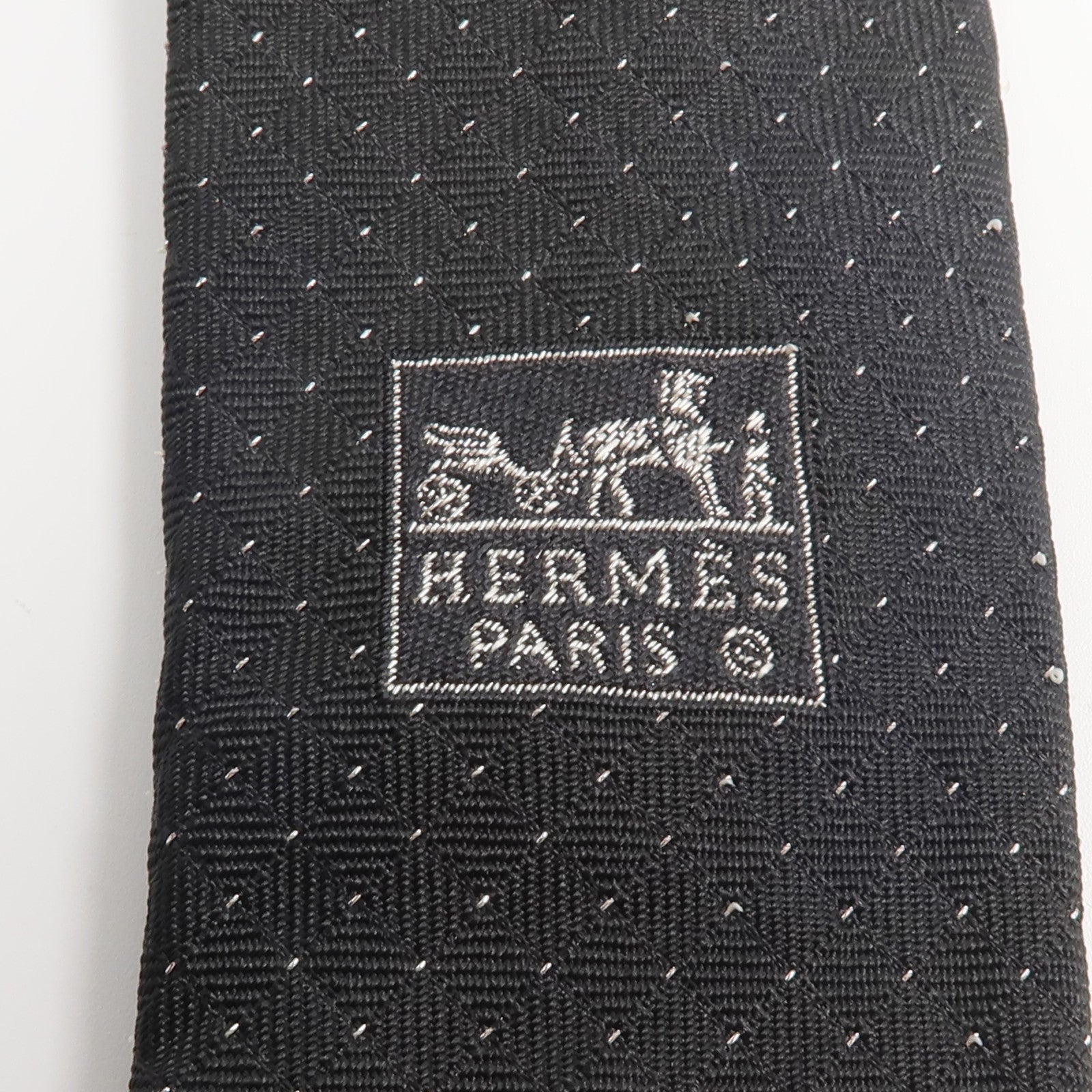 HERMES 絲質/尼龍Tie領帶