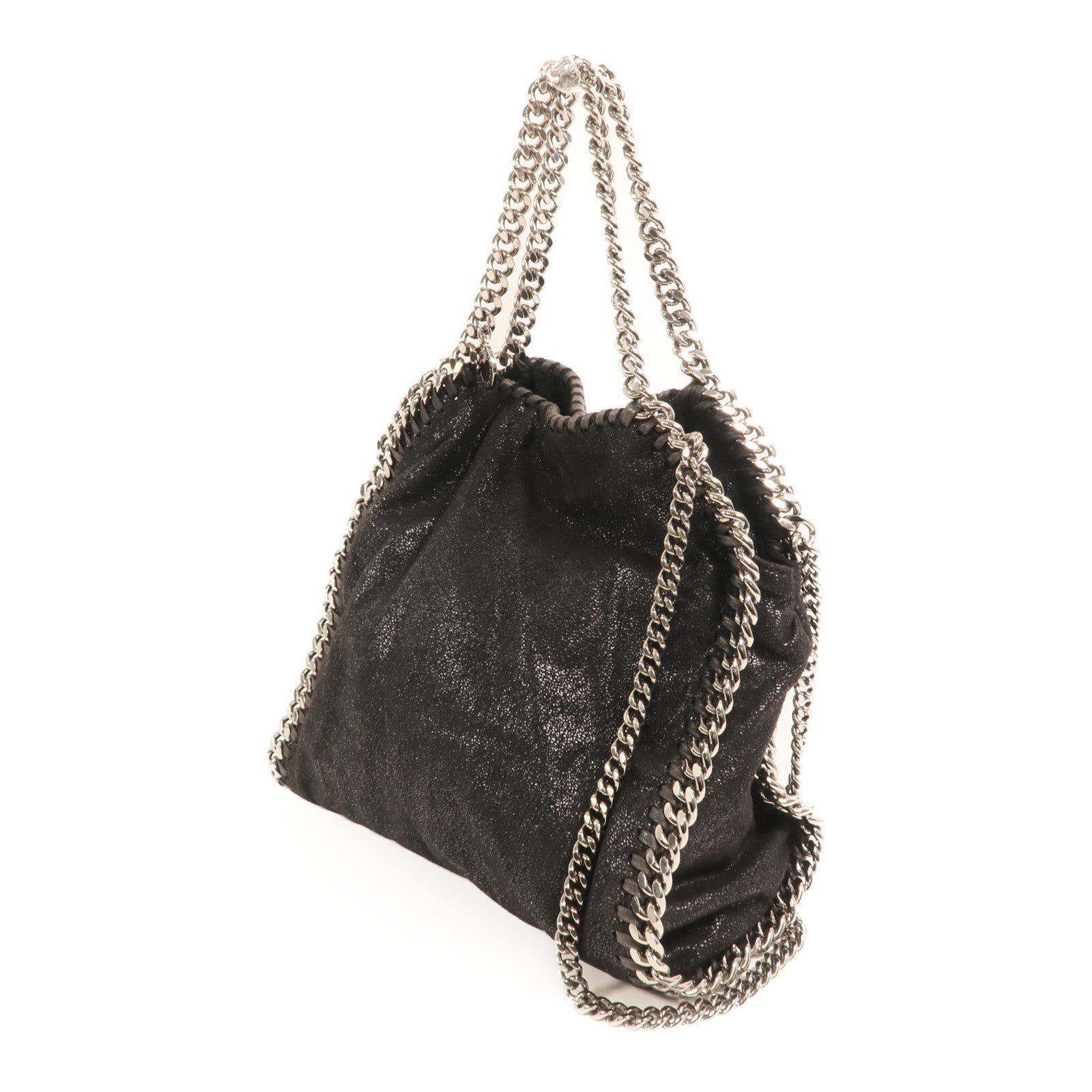 SELECTION Stella Mccartney Shaggy Deer聚酯纖維Falabella Bag銀扣手挽肩背兩用袋