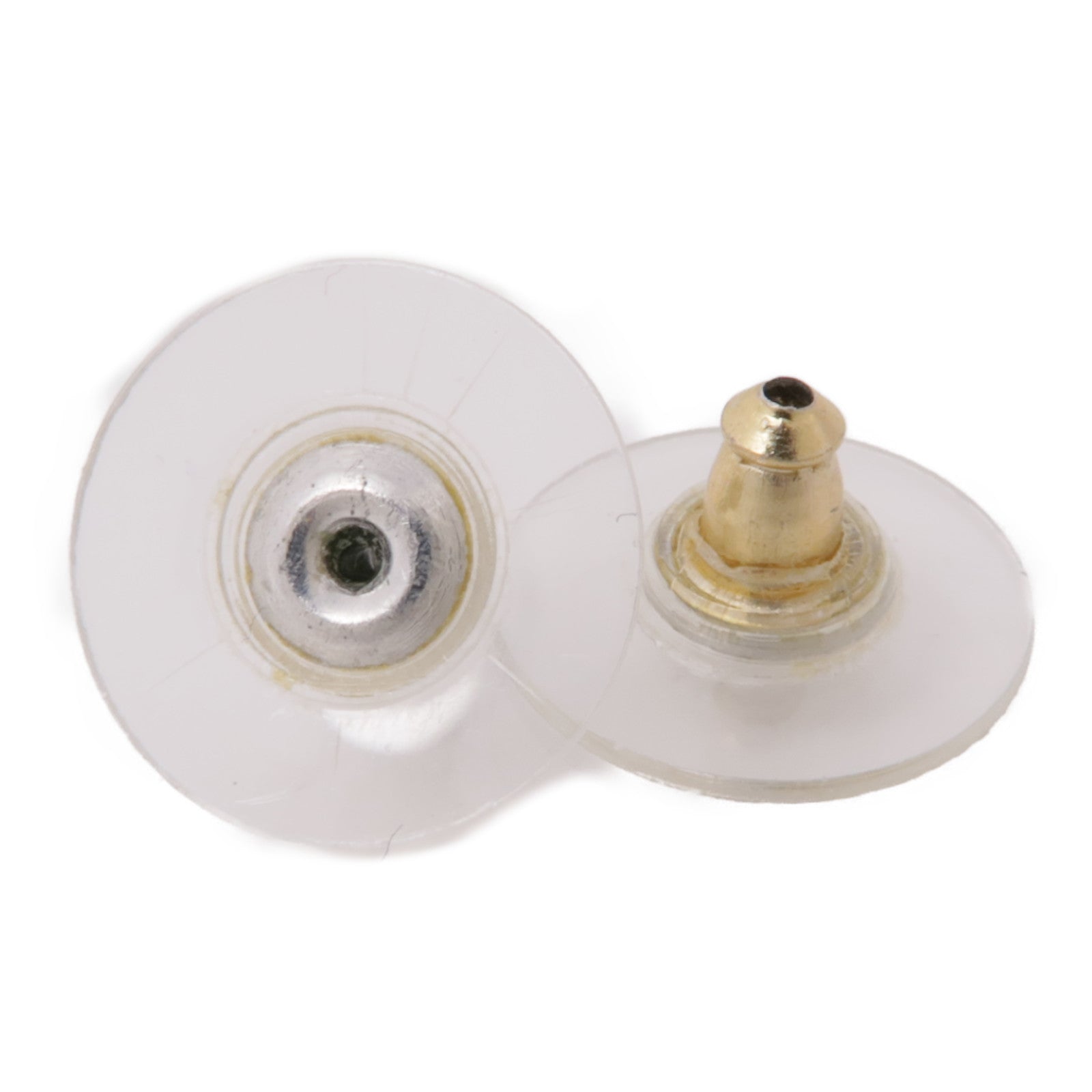 CHANEL CC Earrings Accessories Metal/PVC Silver