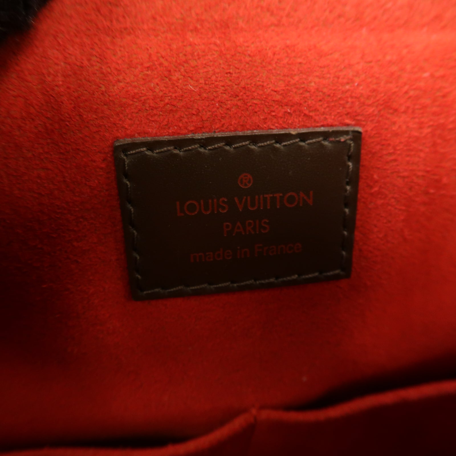 LOUIS VUITTON 【激減優惠】Damier Trevi PM金扣手挽肩背兩用袋棕色