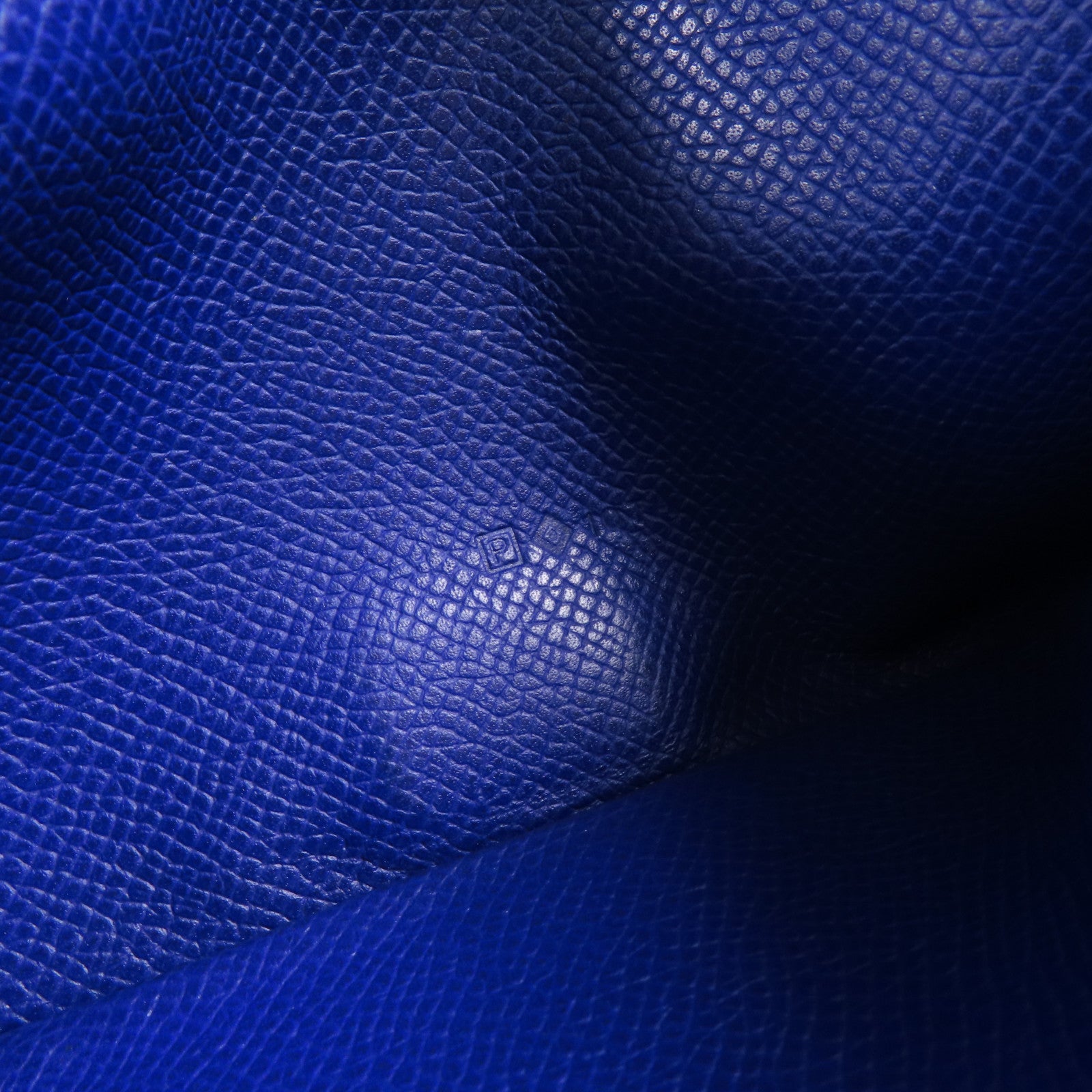 HERMES Epsom皮革Bearn Long Wallet銀扣長錢包Bleu Electrique