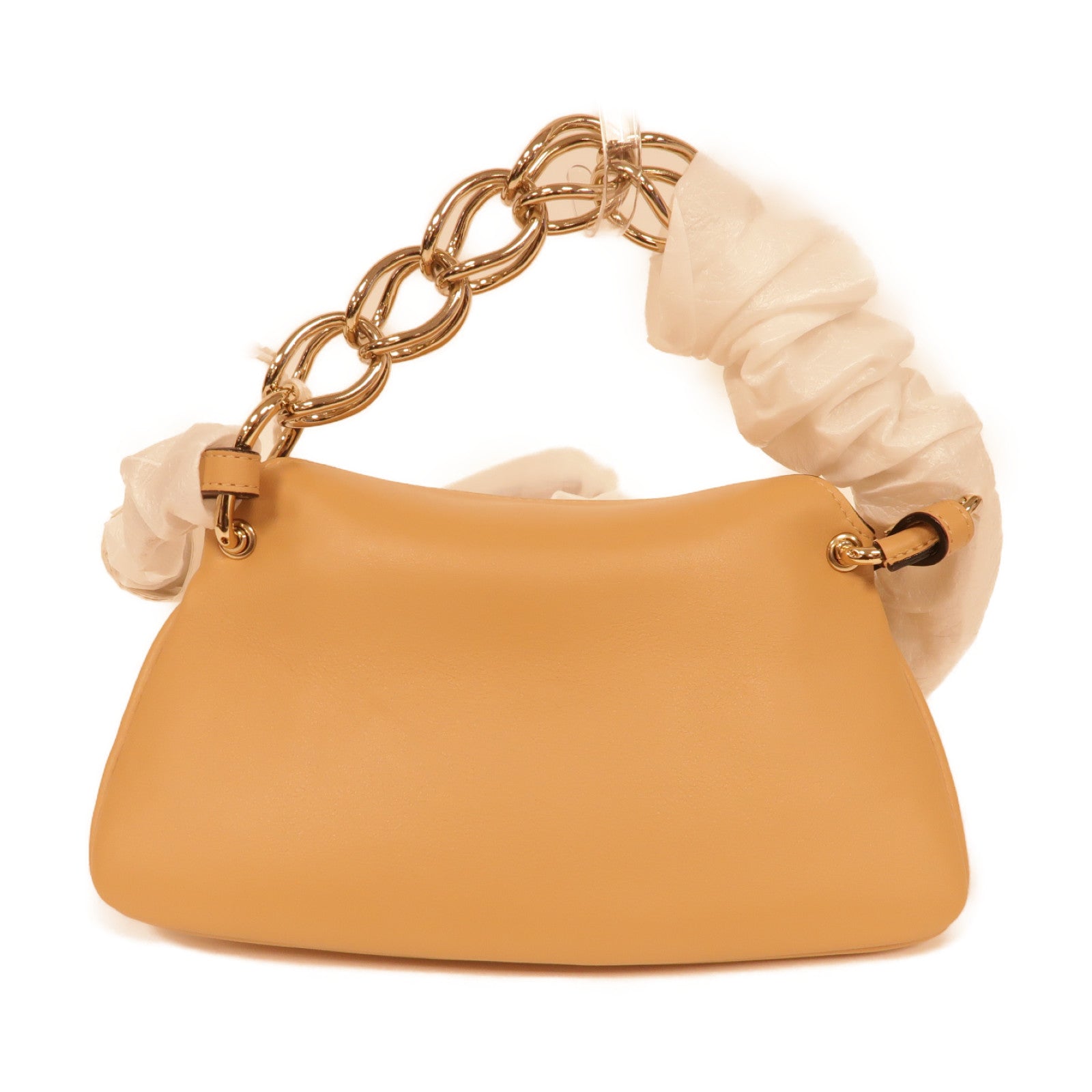 Chloe 【激減優惠】牛皮皮革2way Shoulder Bag金扣手挽肩背兩用袋杏色