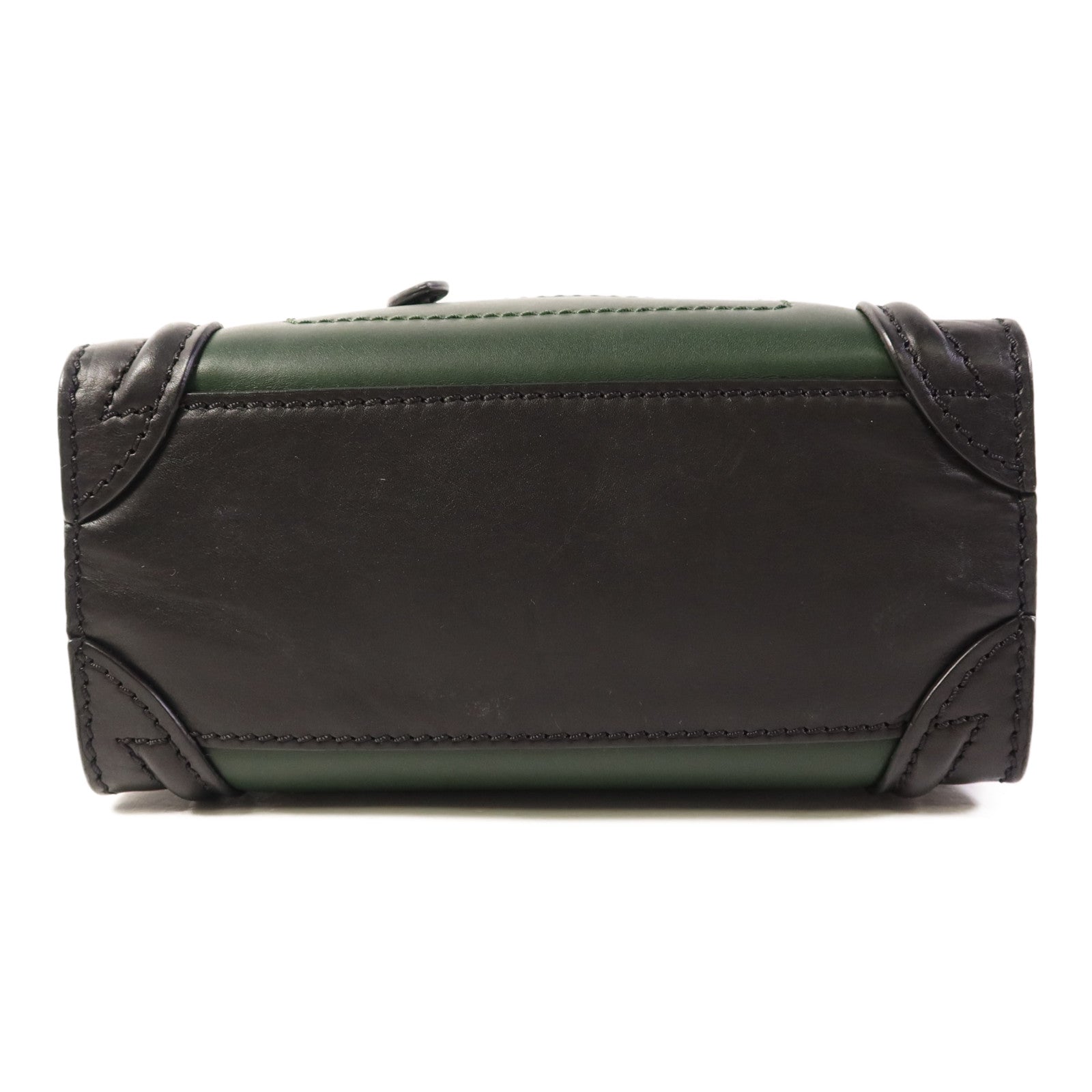 CELINE 牛皮皮革Nano Luggage金扣手挽肩背兩用袋