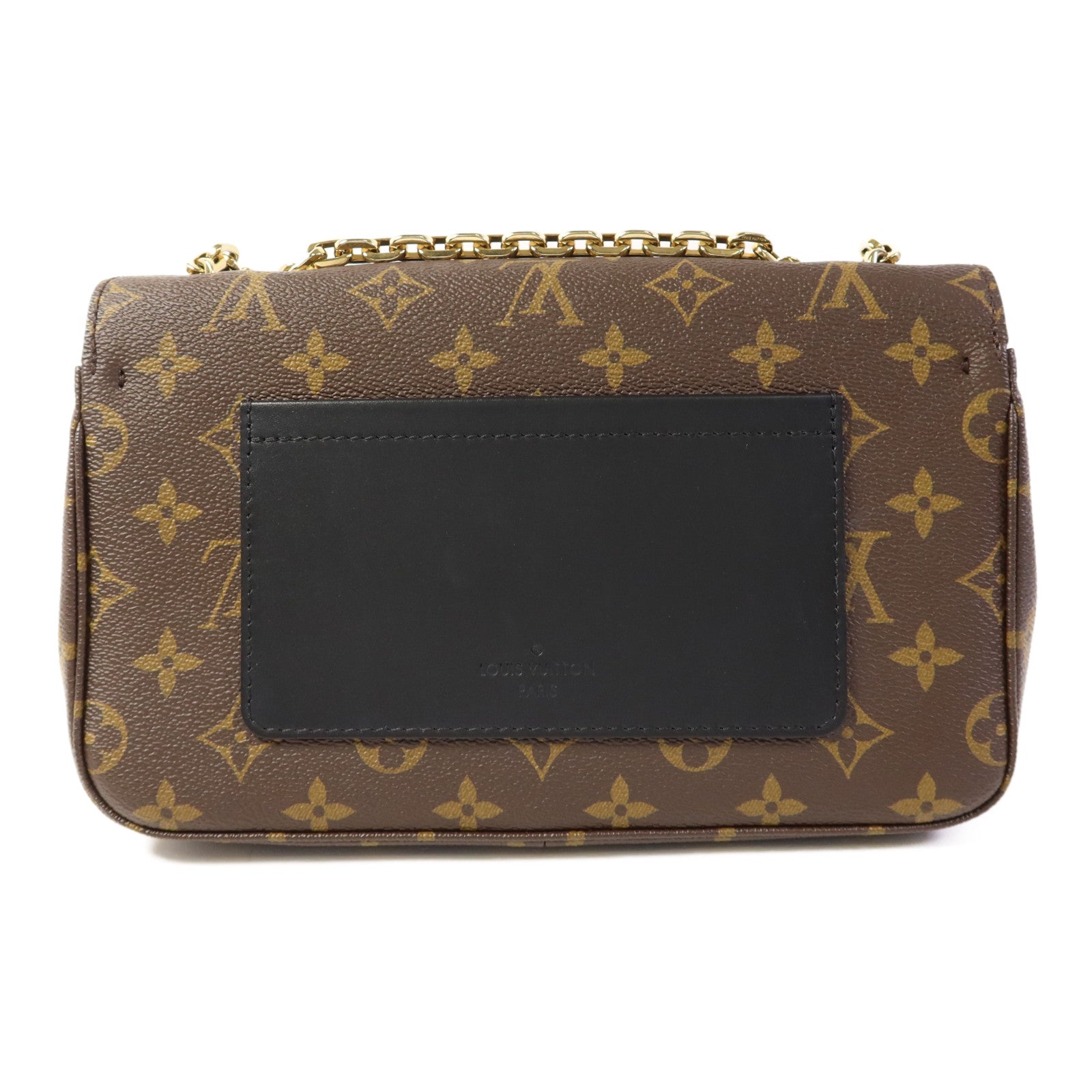 LOUIS VUITTON Monogram Marceau金扣肩背袋棕色