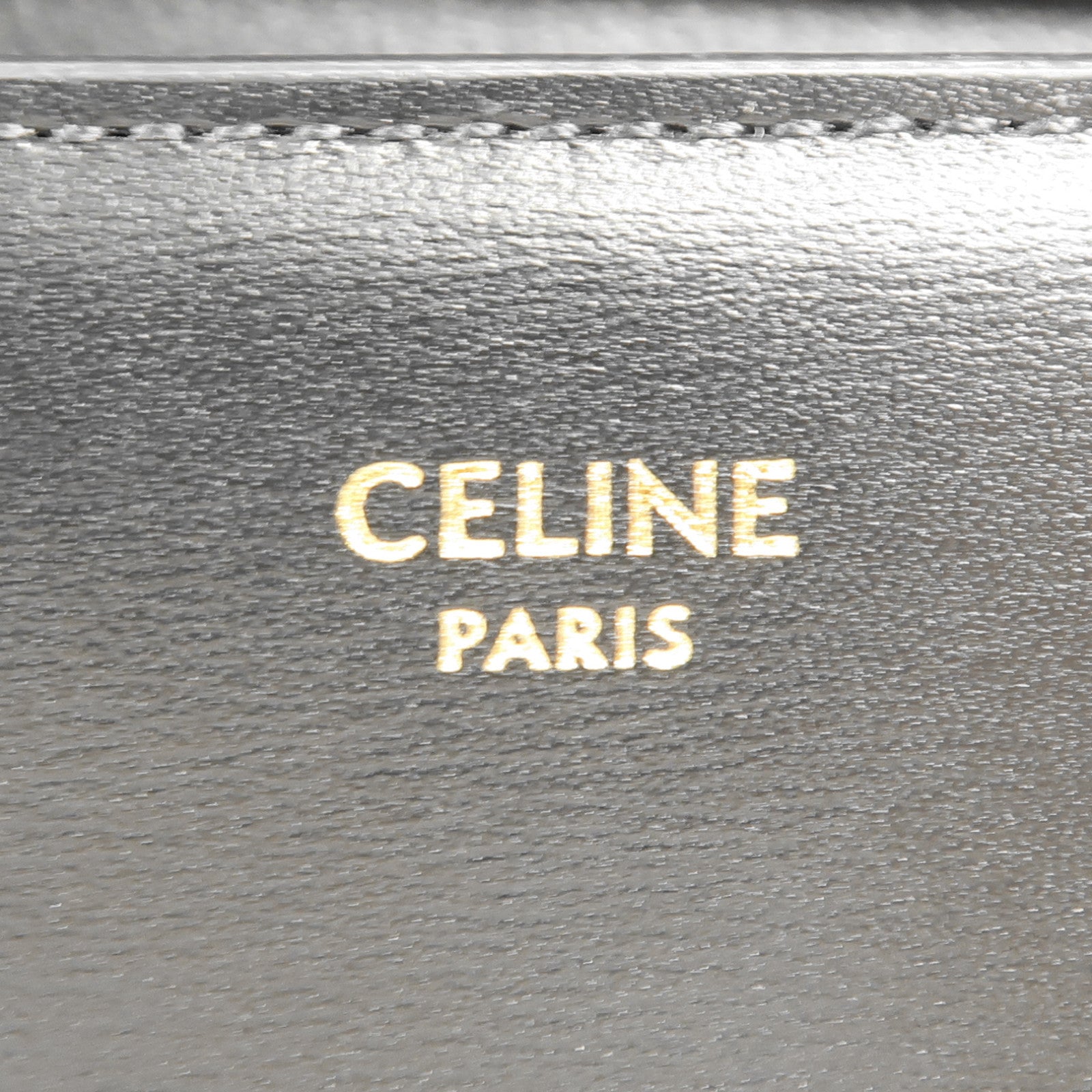 CELINE 牛皮皮革Margo Triomphe Chain金扣鏈帶肩背袋
