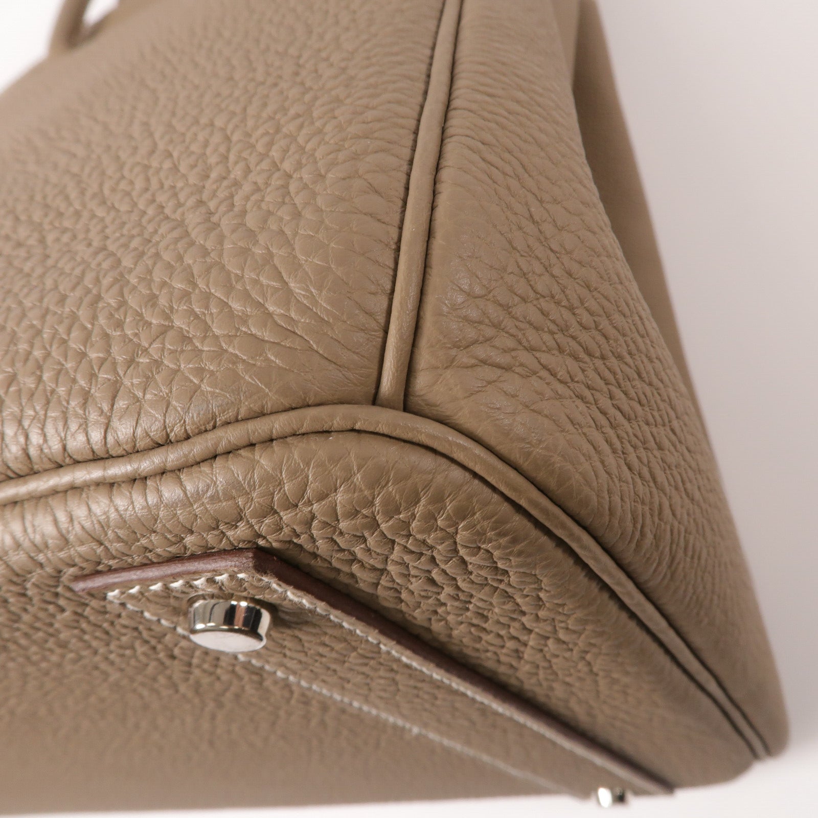 HERMES Togo皮革Haut A Courroies 40手挽袋Etoupe