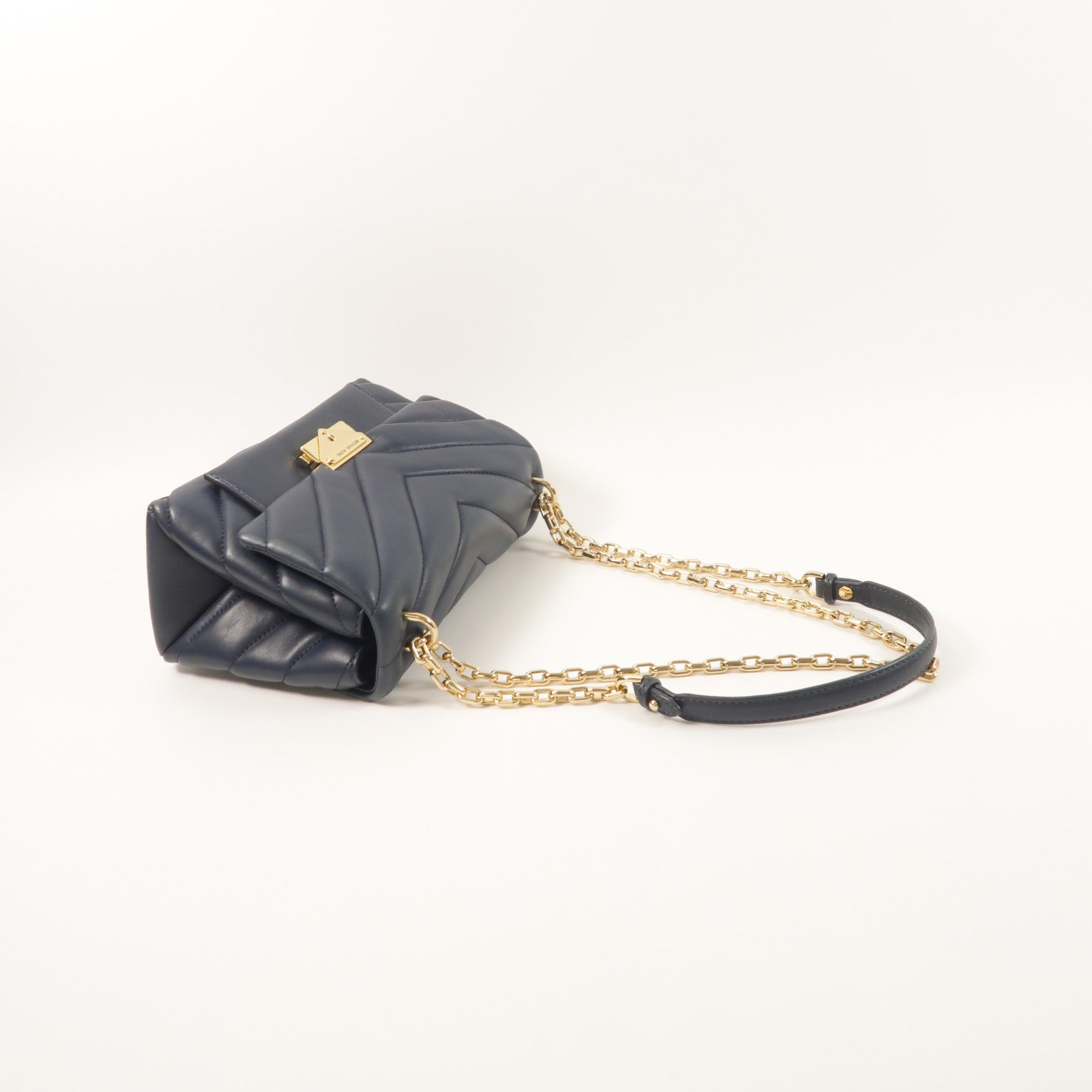 Michael Kors 牛皮皮革Chain Shoulder鏈帶肩背袋