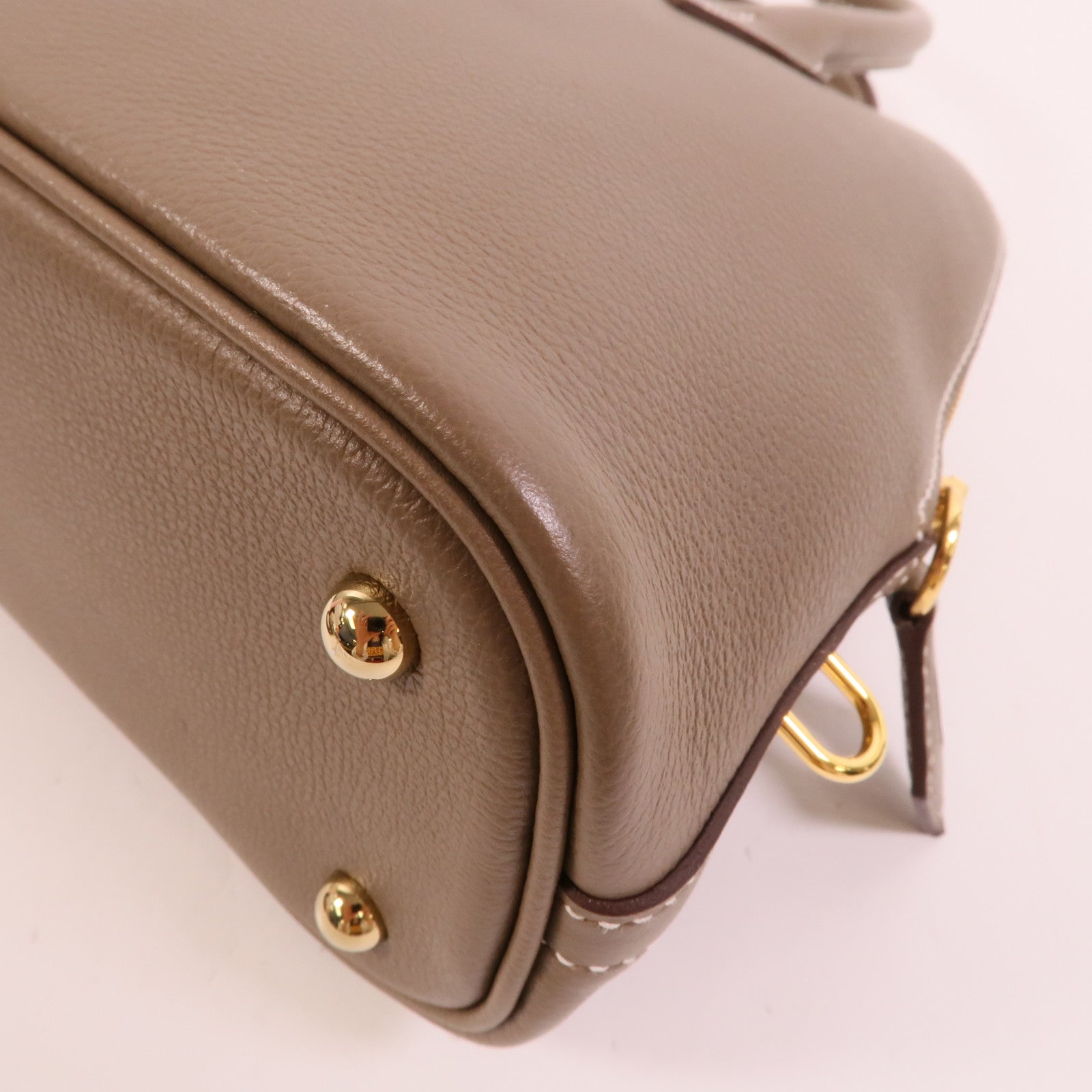 HERMES Evercolor皮革Bolide 25手挽肩背兩用袋Etoupe
