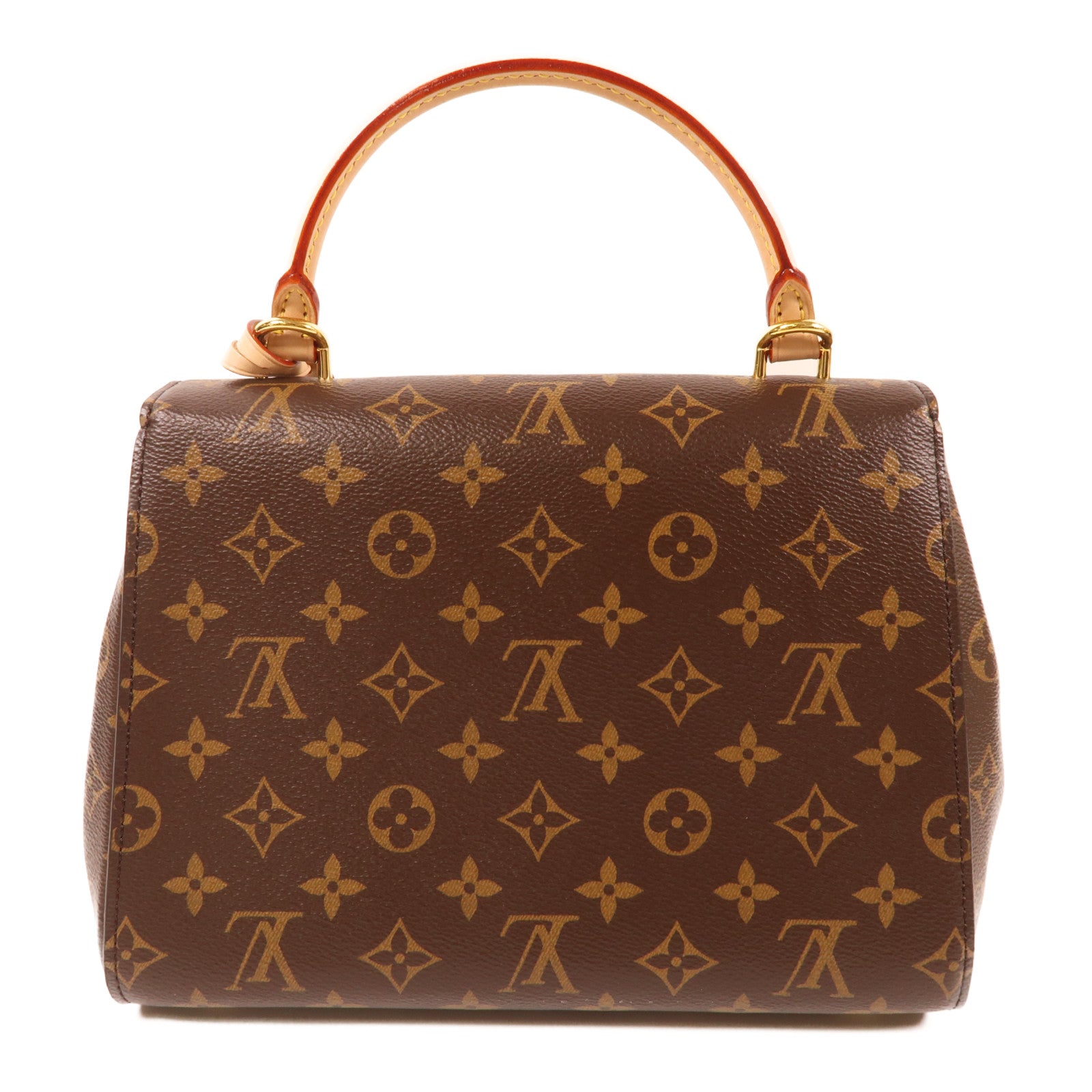 LOUIS VUITTON Monogram Cluny BB金扣手挽肩背兩用袋