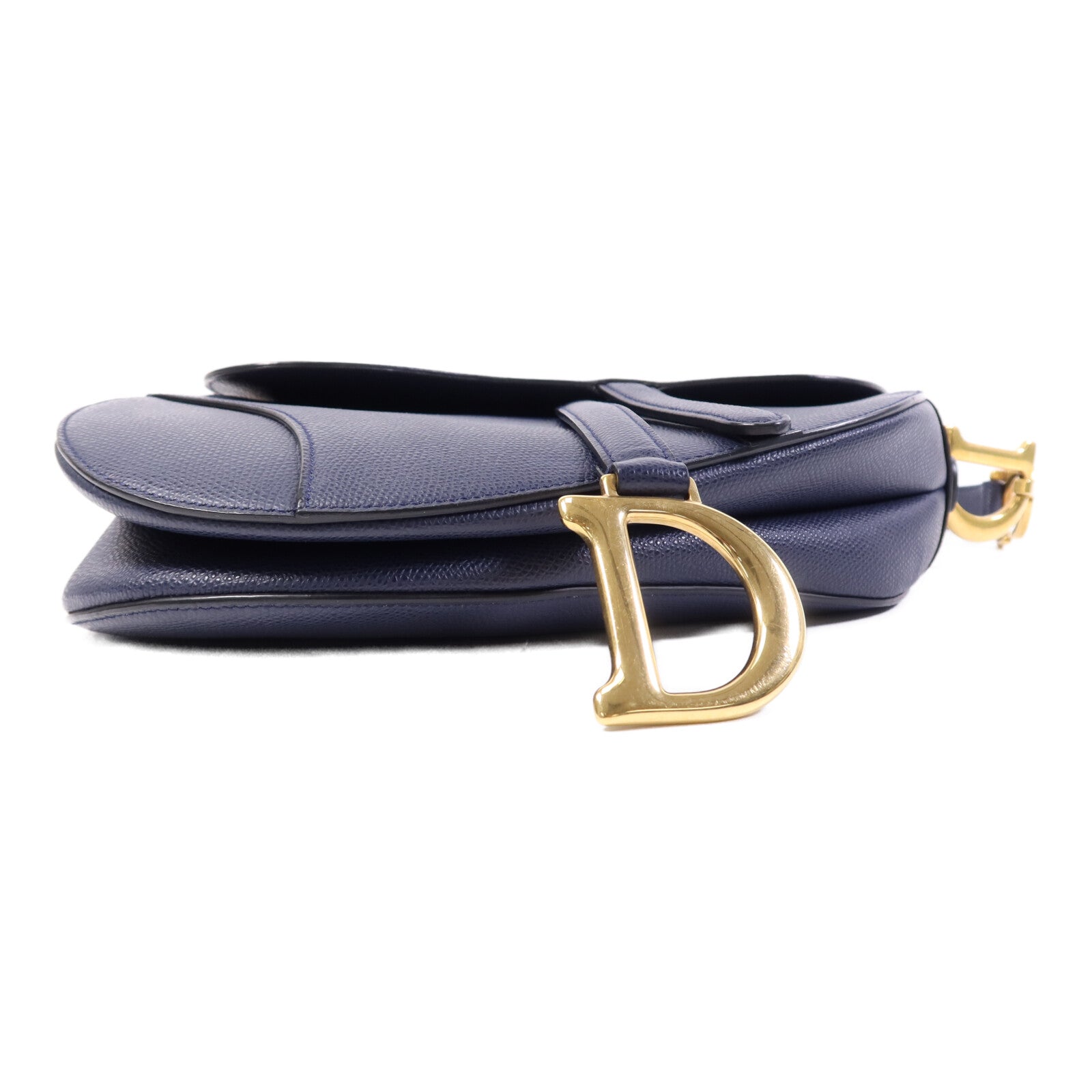 Dior 牛皮皮革Saddle金扣肩背袋