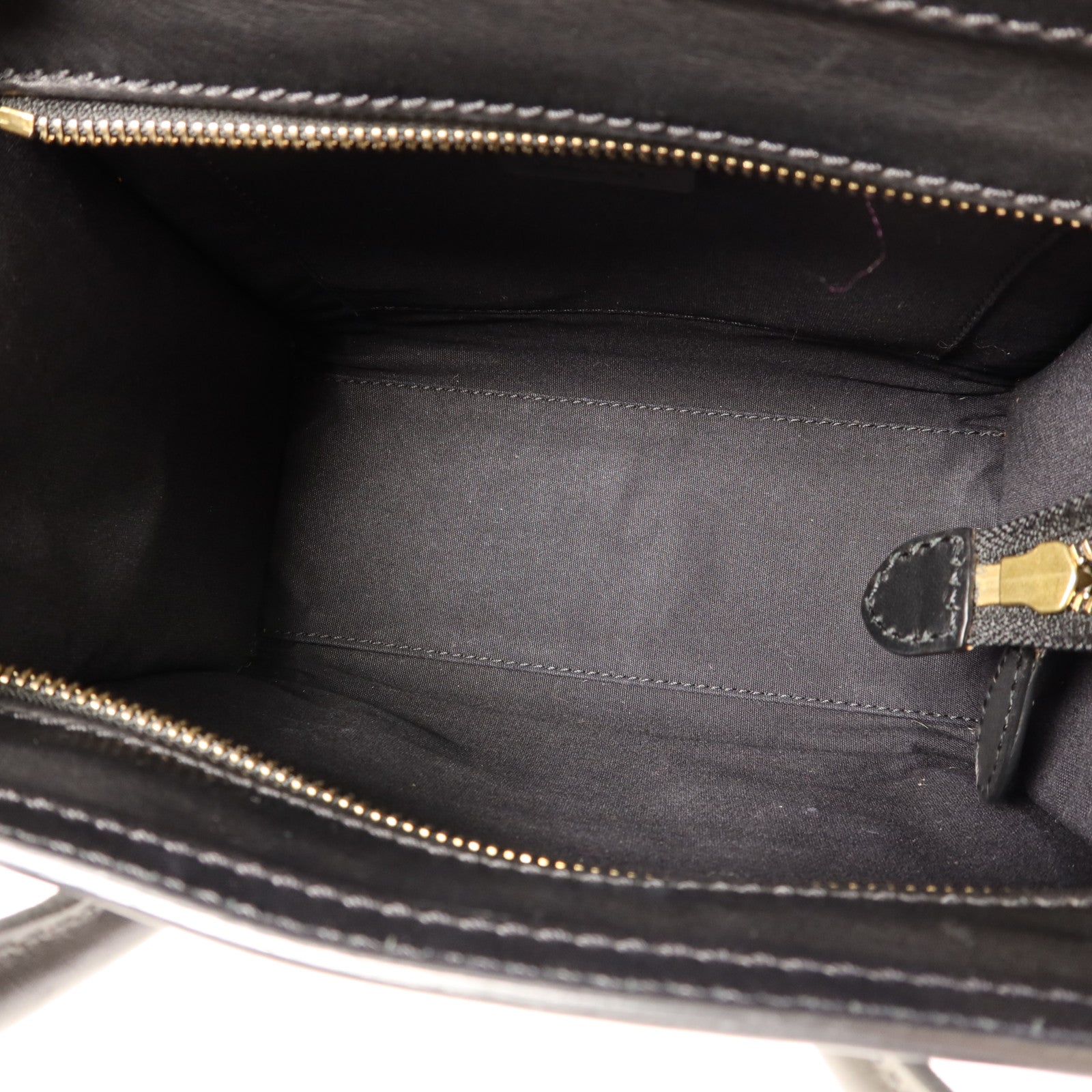 CELINE 牛皮皮革Nano Luggage金扣手挽肩背兩用袋