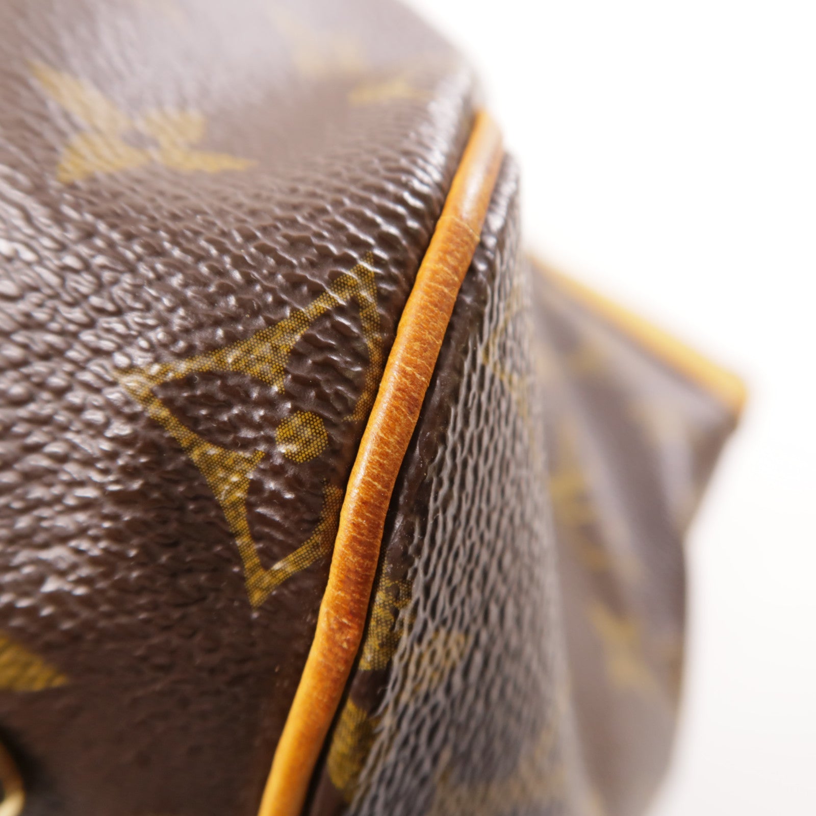 LOUIS VUITTON Monogram Tivoli GM金扣肩背袋棕色