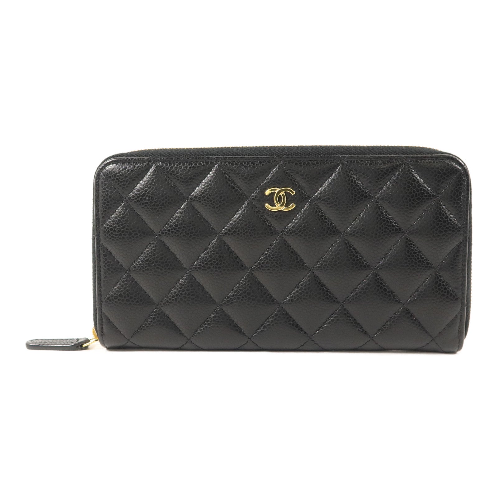 CHANEL 牛皮皮革Classic Zipper Long Wallet長錢包