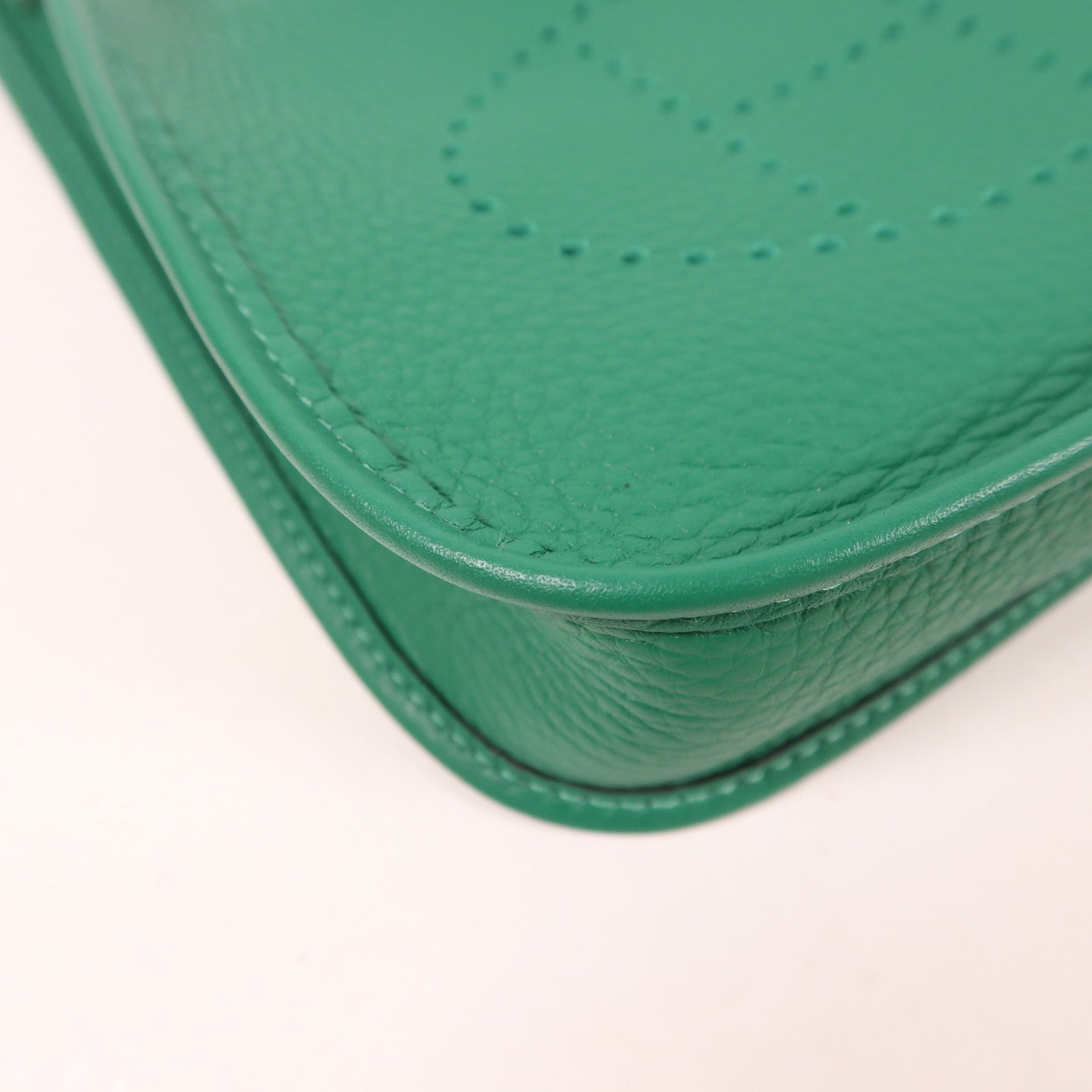 HERMES Clemence皮革Evelyne TPM金扣肩背袋