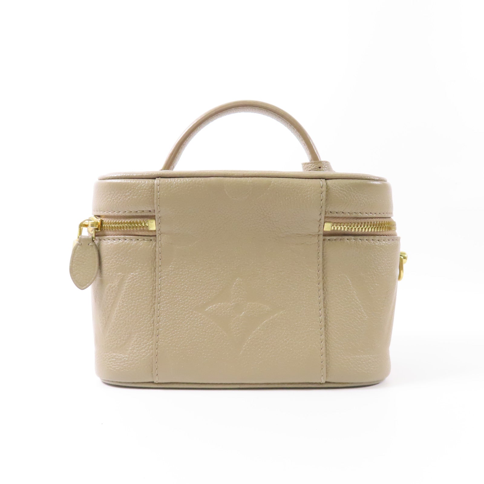 LOUIS VUITTON LV GHW Vanity PM 2 Way Bag M45608 Monogram Empreinte Beige