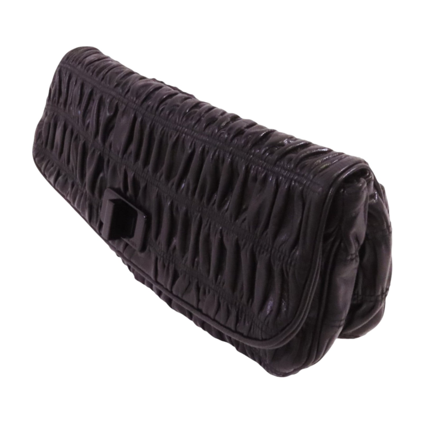 PRADA 牛皮皮革Capretto Graufre Clutch手拿包