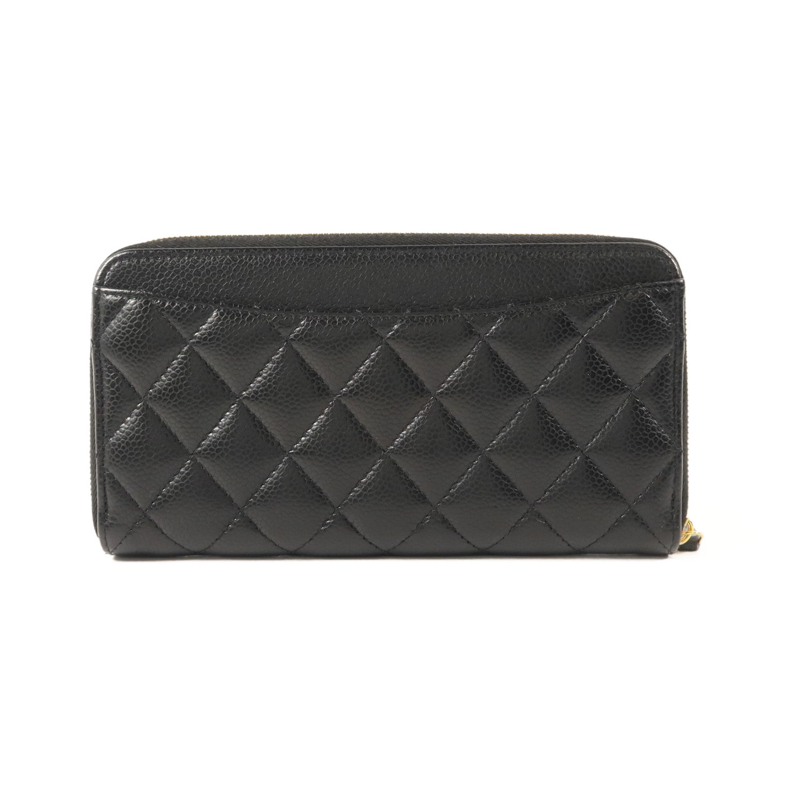 CHANEL 牛皮皮革Classic Zipper Long Wallet長錢包